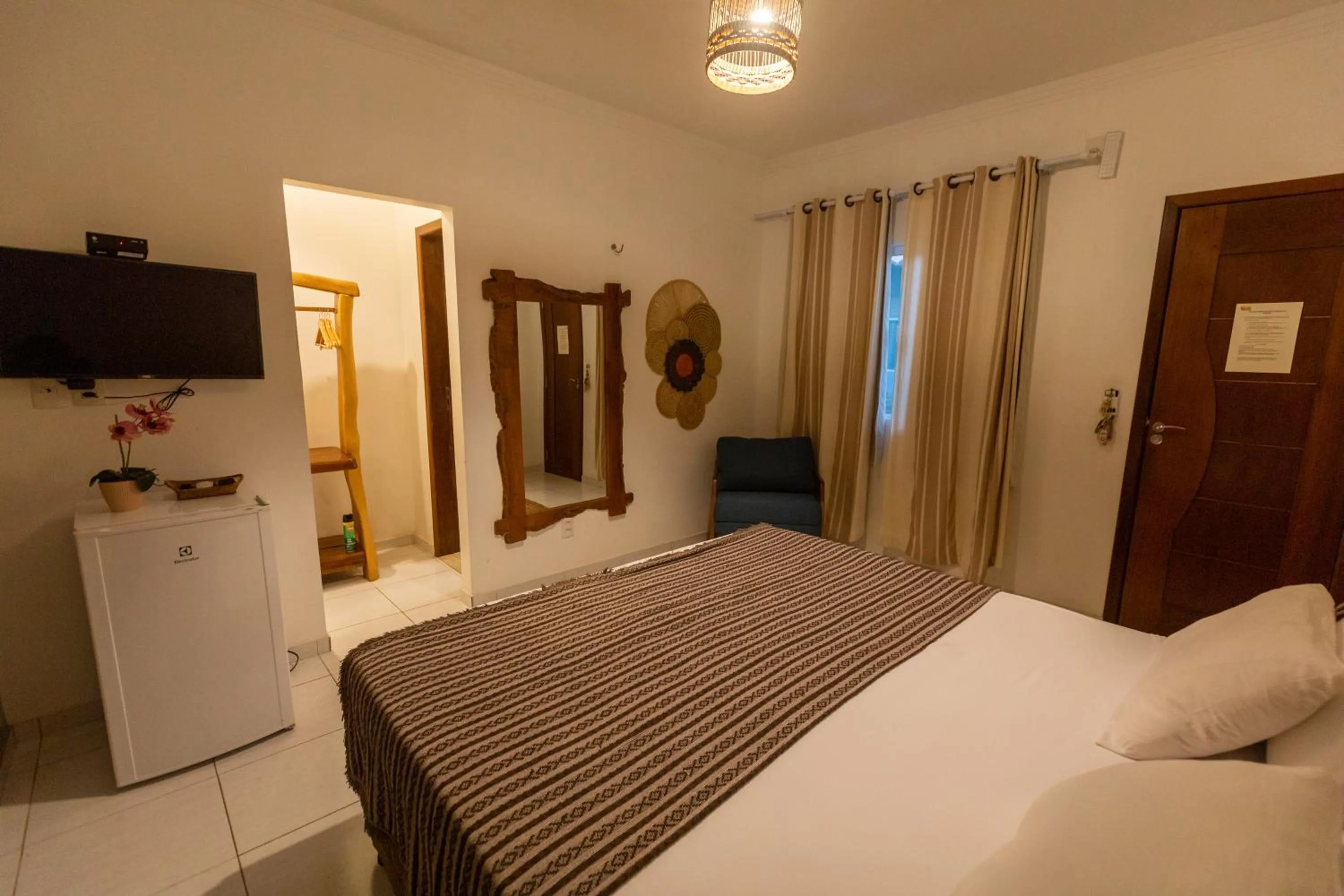 Bed in Hotel Pousada Rancho das Dunas