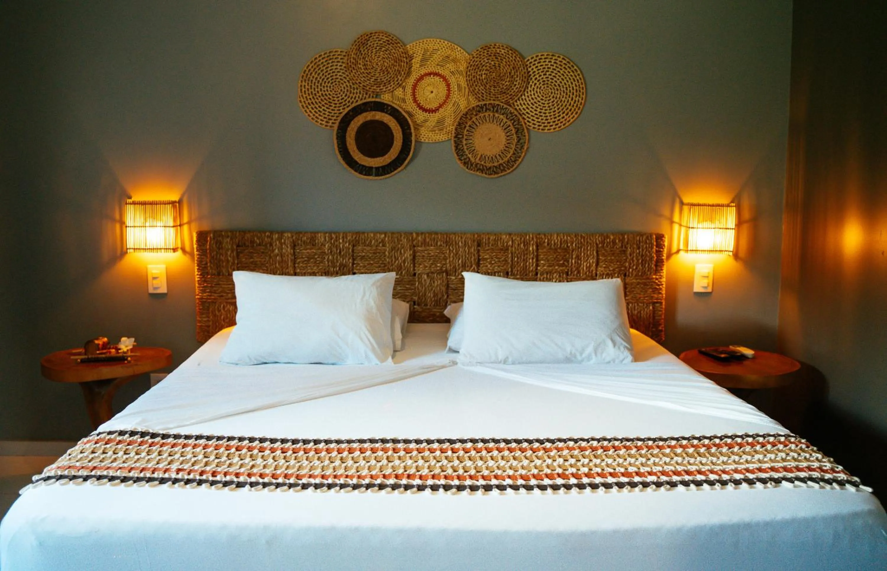 Bed in Hotel Pousada Rancho das Dunas