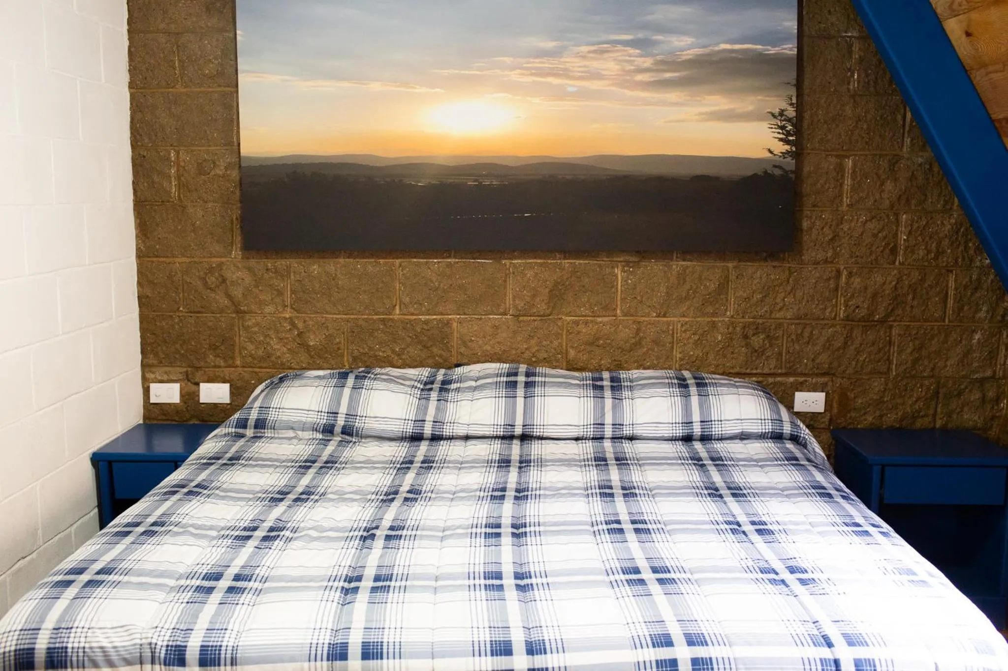 Bed in Cabañas Bungalos las Alazanas