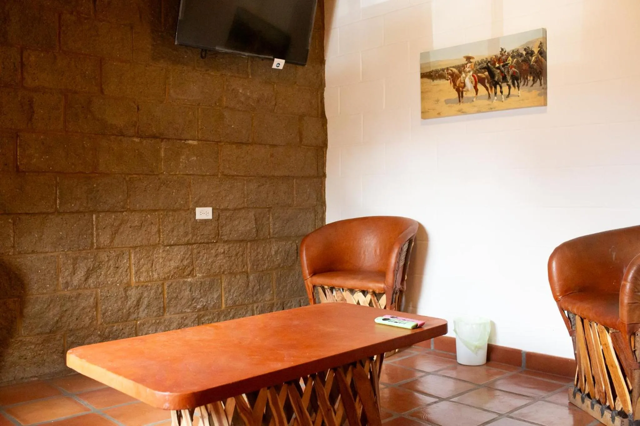 Living room in Cabañas Bungalos las Alazanas
