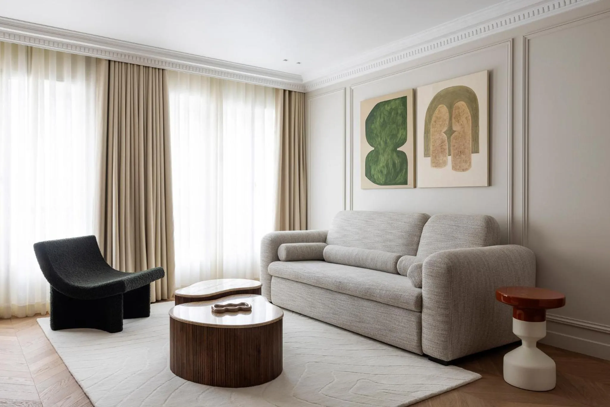 Living room in HIGHSTAY - Luxury Serviced Apartments - Centre Pompidou