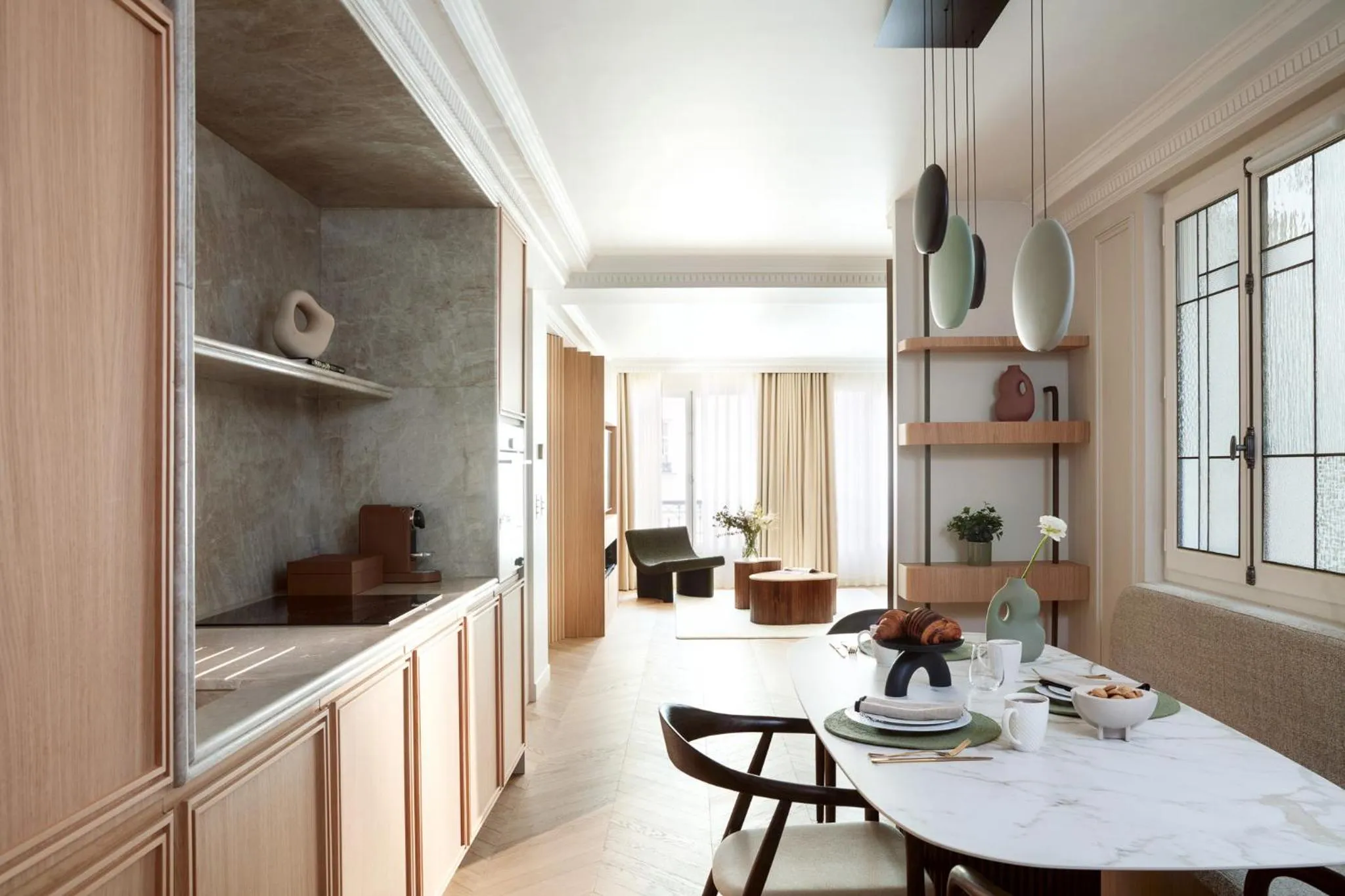 Dining area in HIGHSTAY - Luxury Serviced Apartments - Centre Pompidou