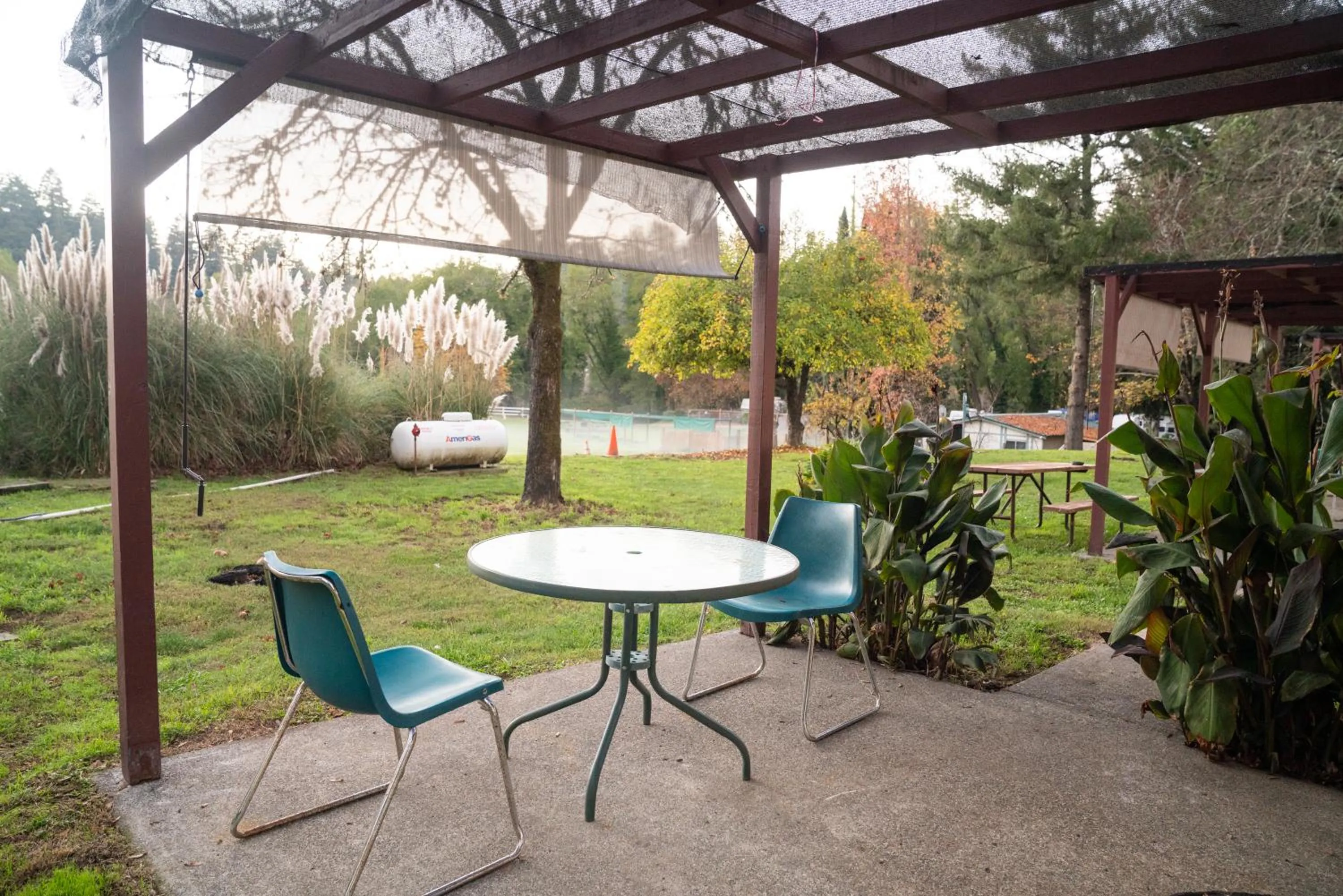 Patio in Dean Creek Resort