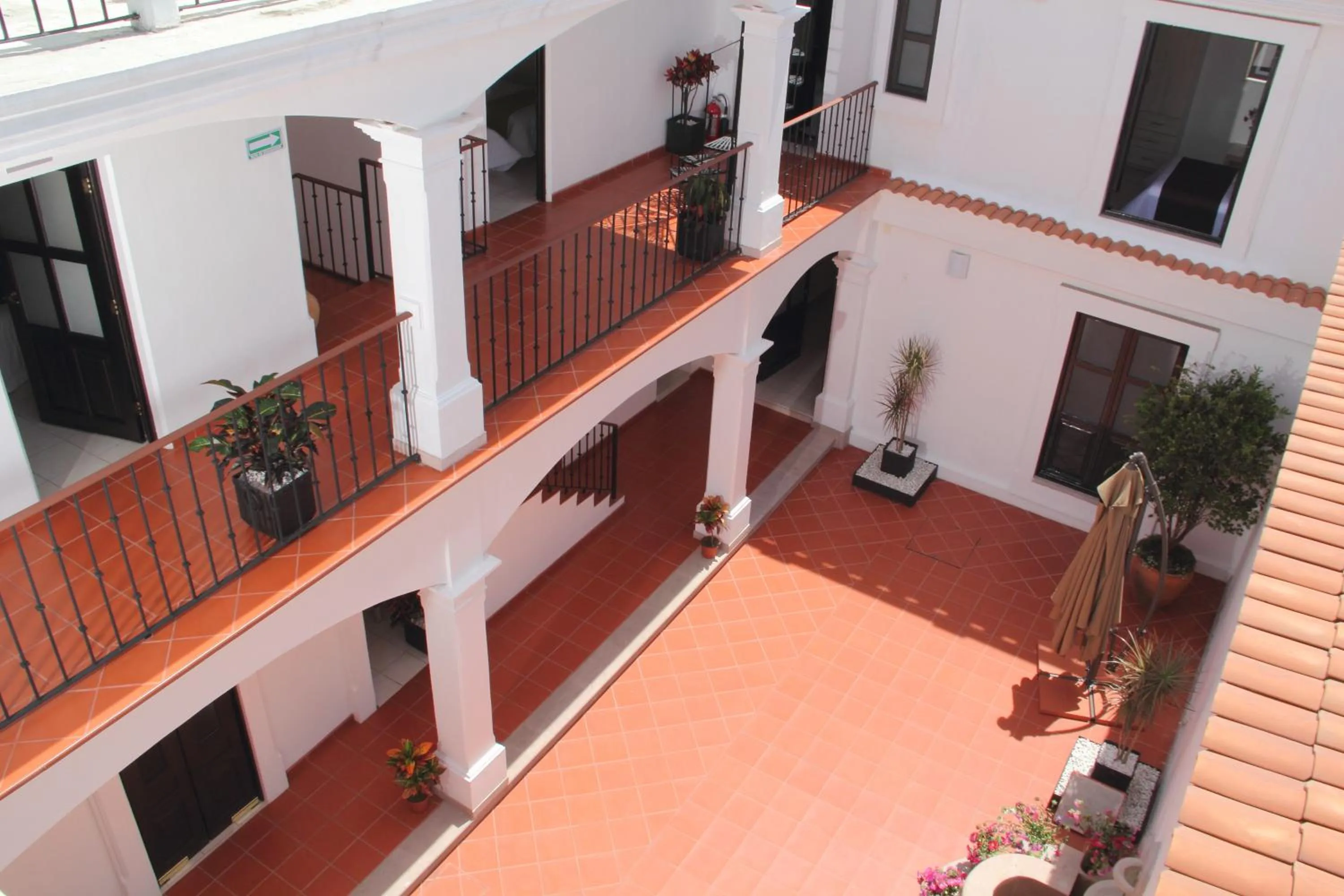 Bird's eye view in Hotel La Casa de María