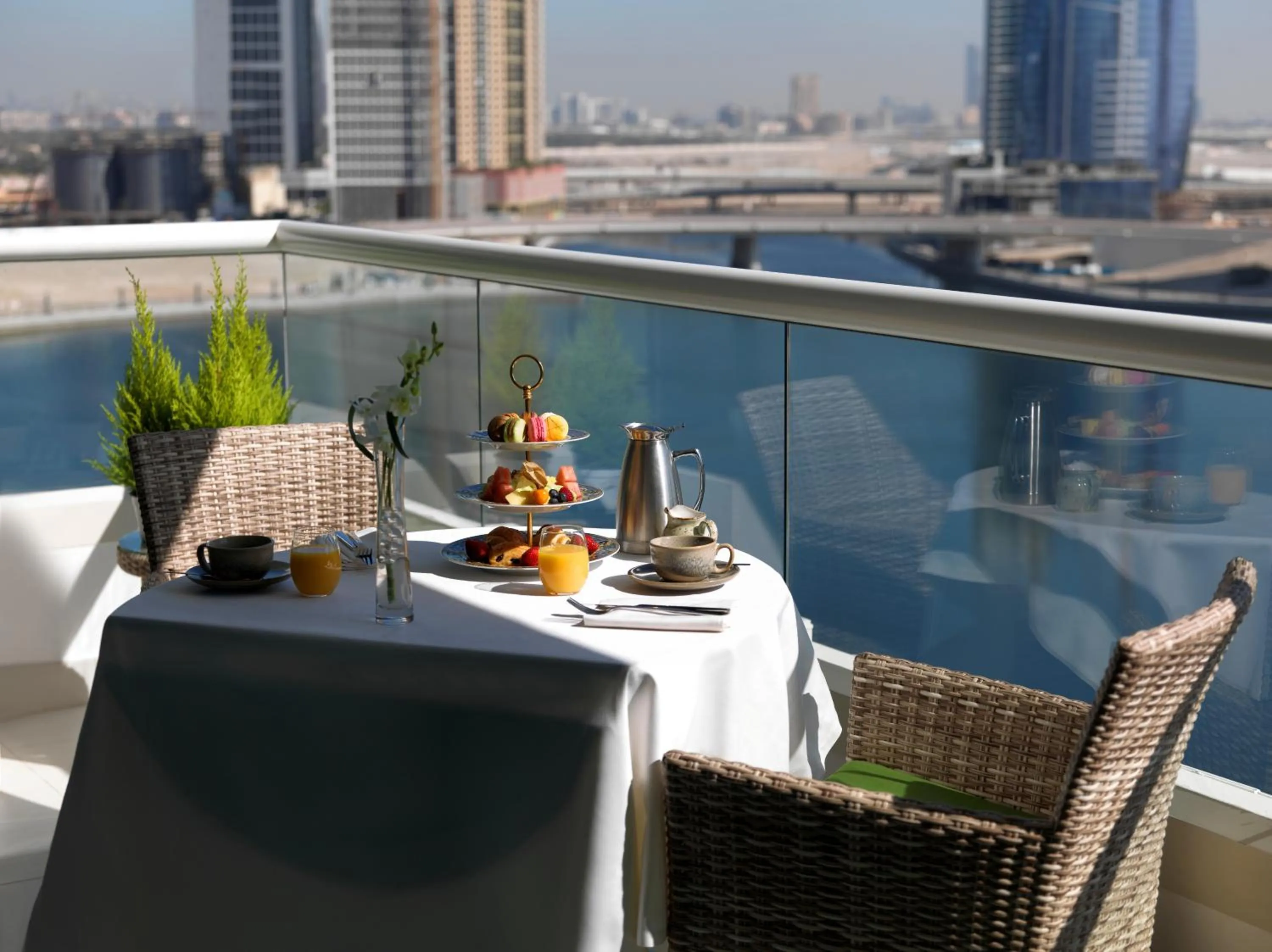 Balcony/Terrace in DAMAC Maison Canal Views