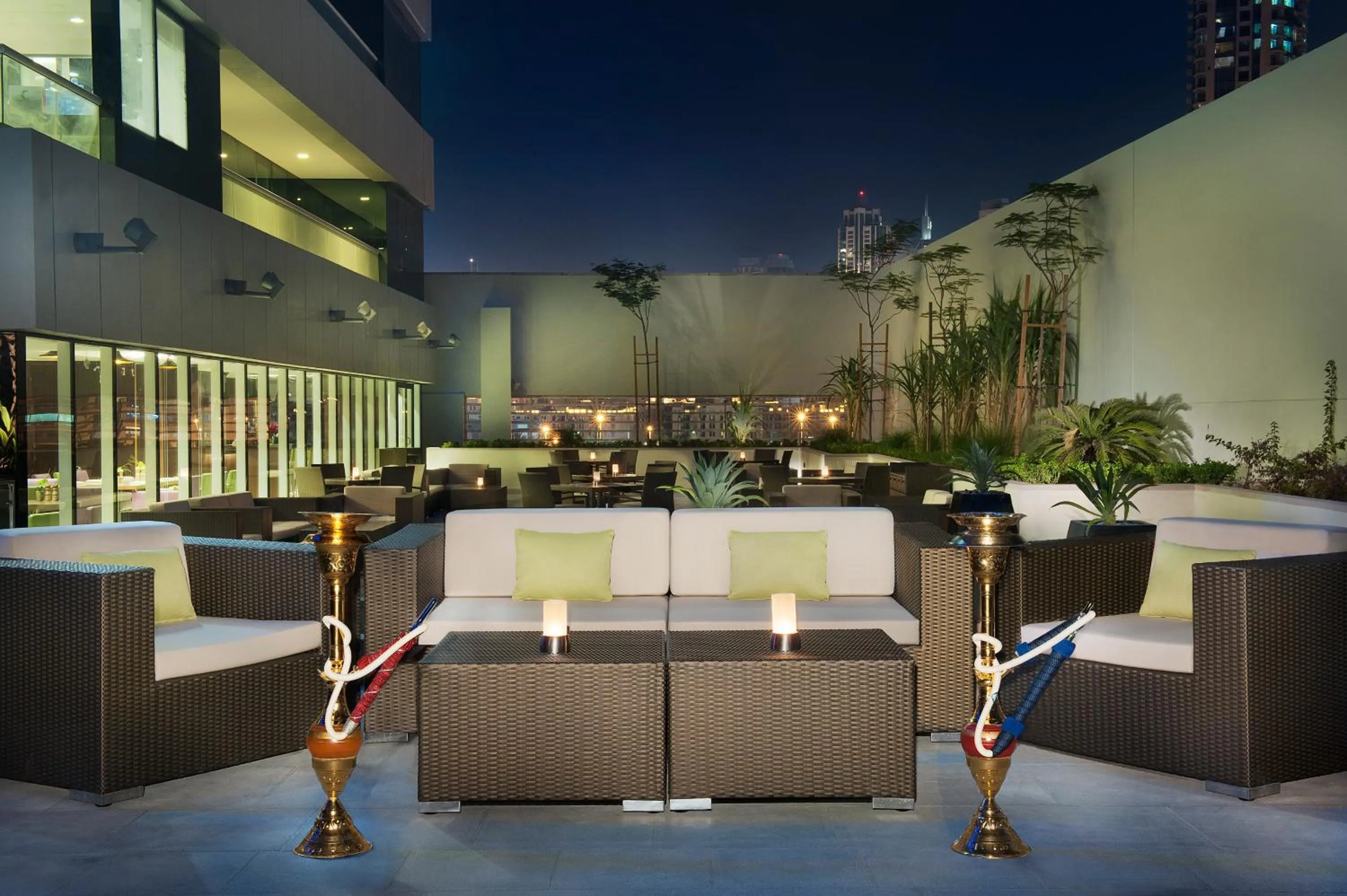 Lounge or bar in DAMAC Maison Canal Views