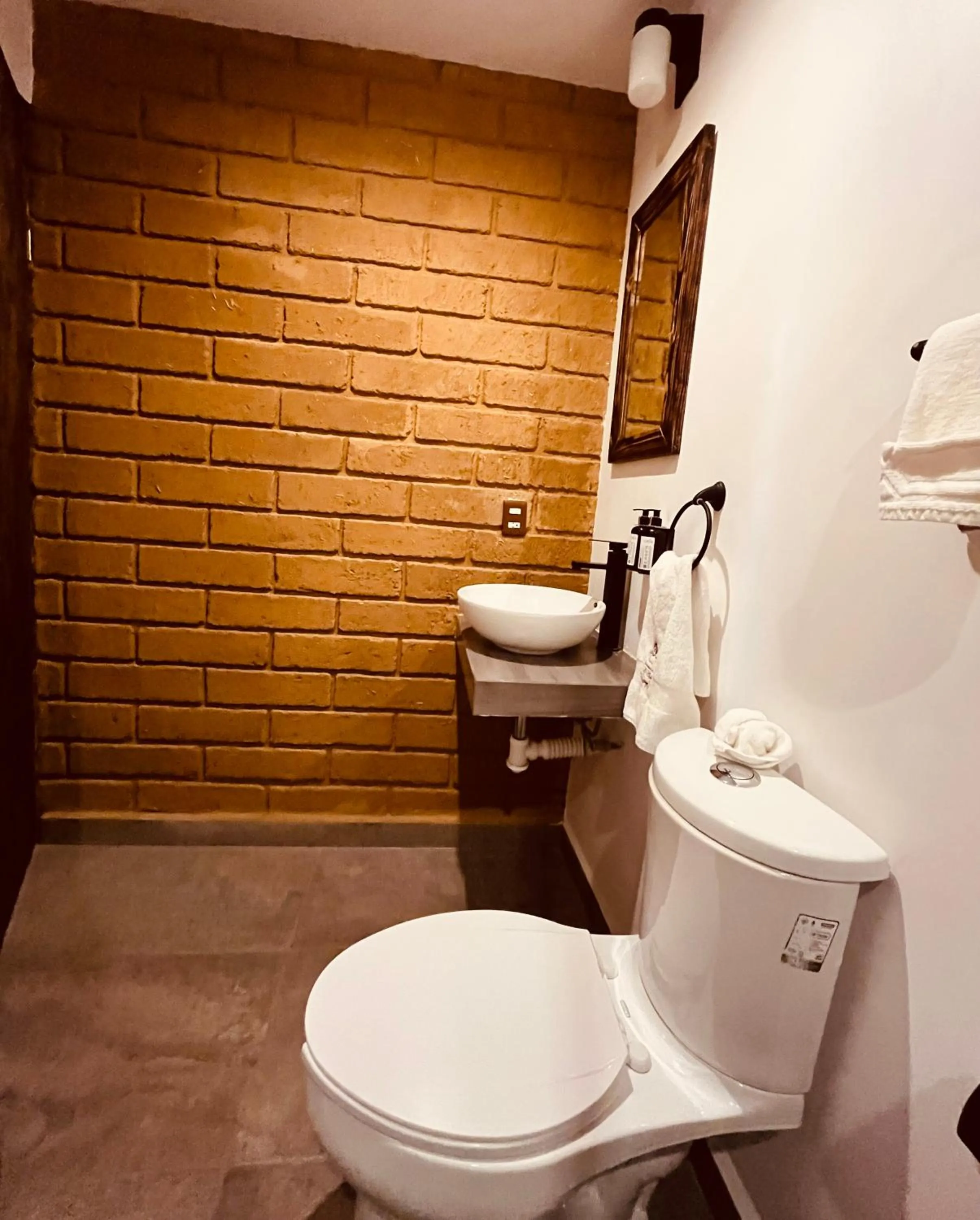 Bathroom in Hotel El Aguila, Villa del Carbón