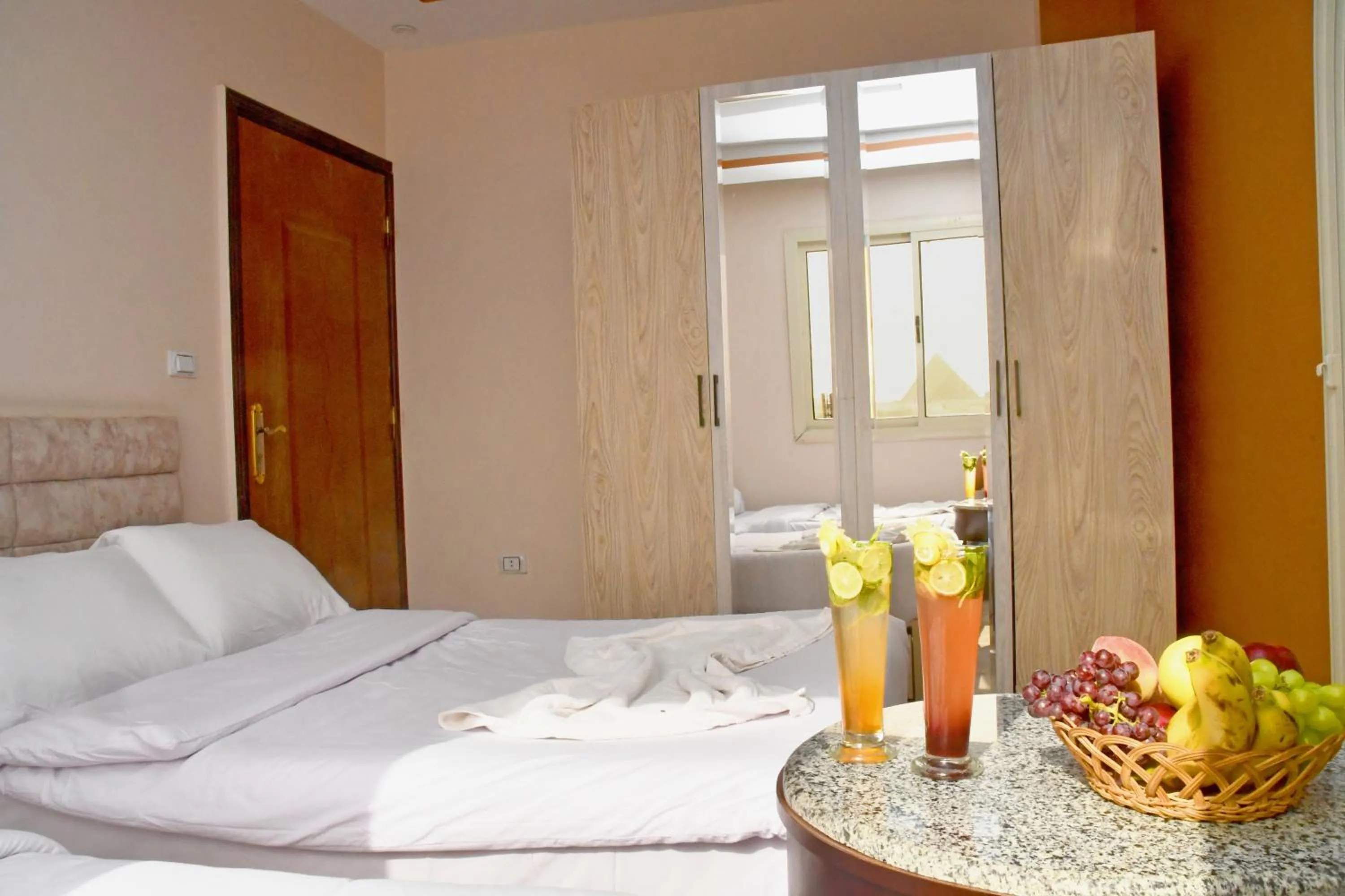 Bed in Nun Pyramids INN