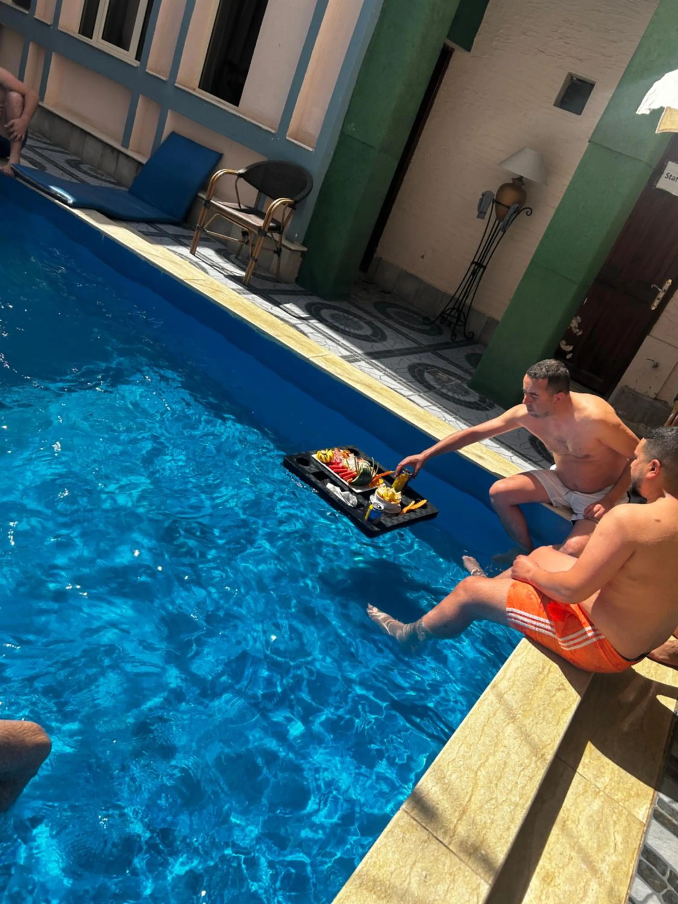 Swimming pool in Nun Pyramids INN