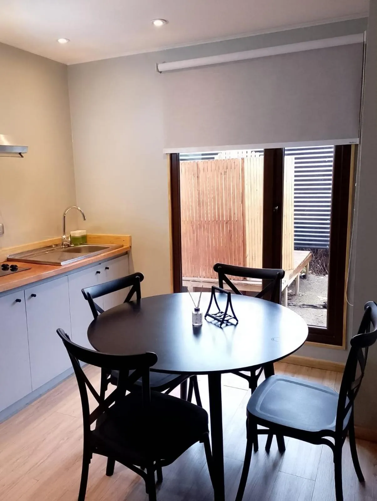 Kitchen or kitchenette in Hotel Bacaris