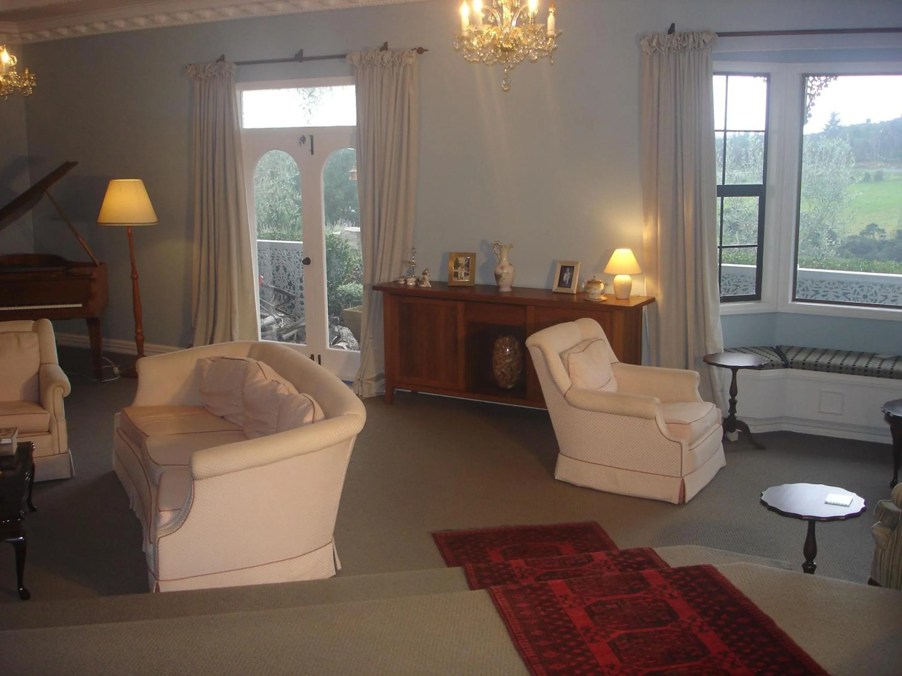 Living room in Country Homestead at Black Sheep Farm
