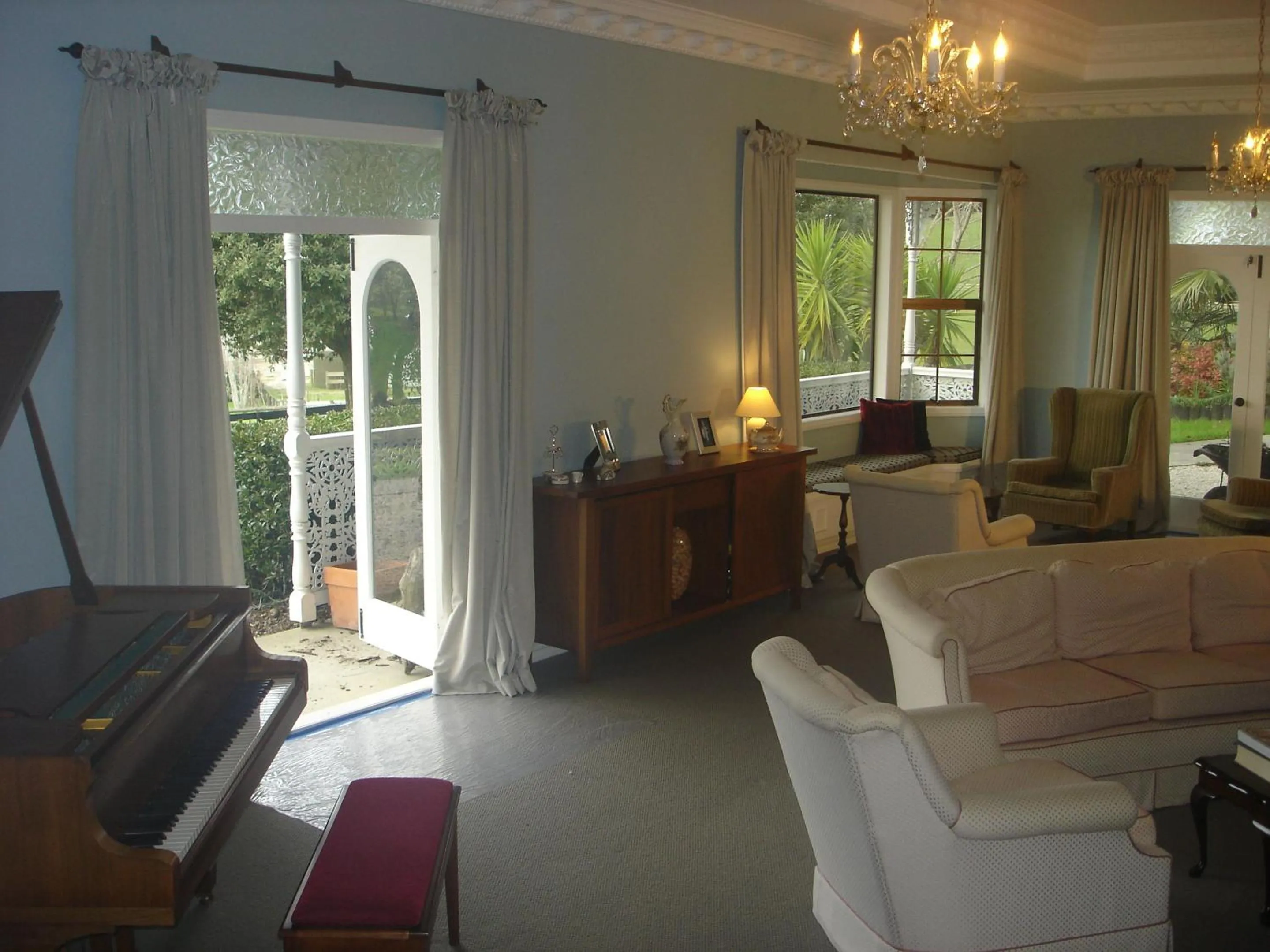 Living room in Country Homestead at Black Sheep Farm