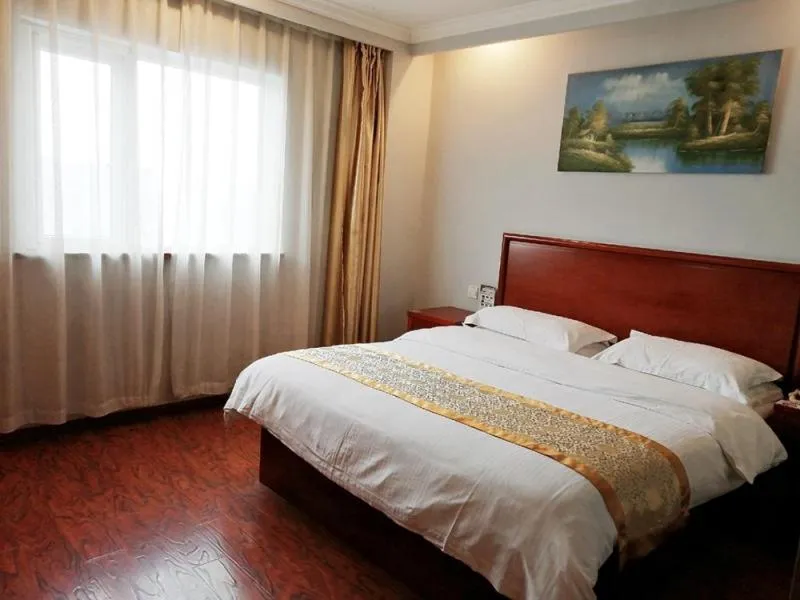 Bed in GreenTree Inn Shanghai Meilan Lake Hutai Road Express Hotel