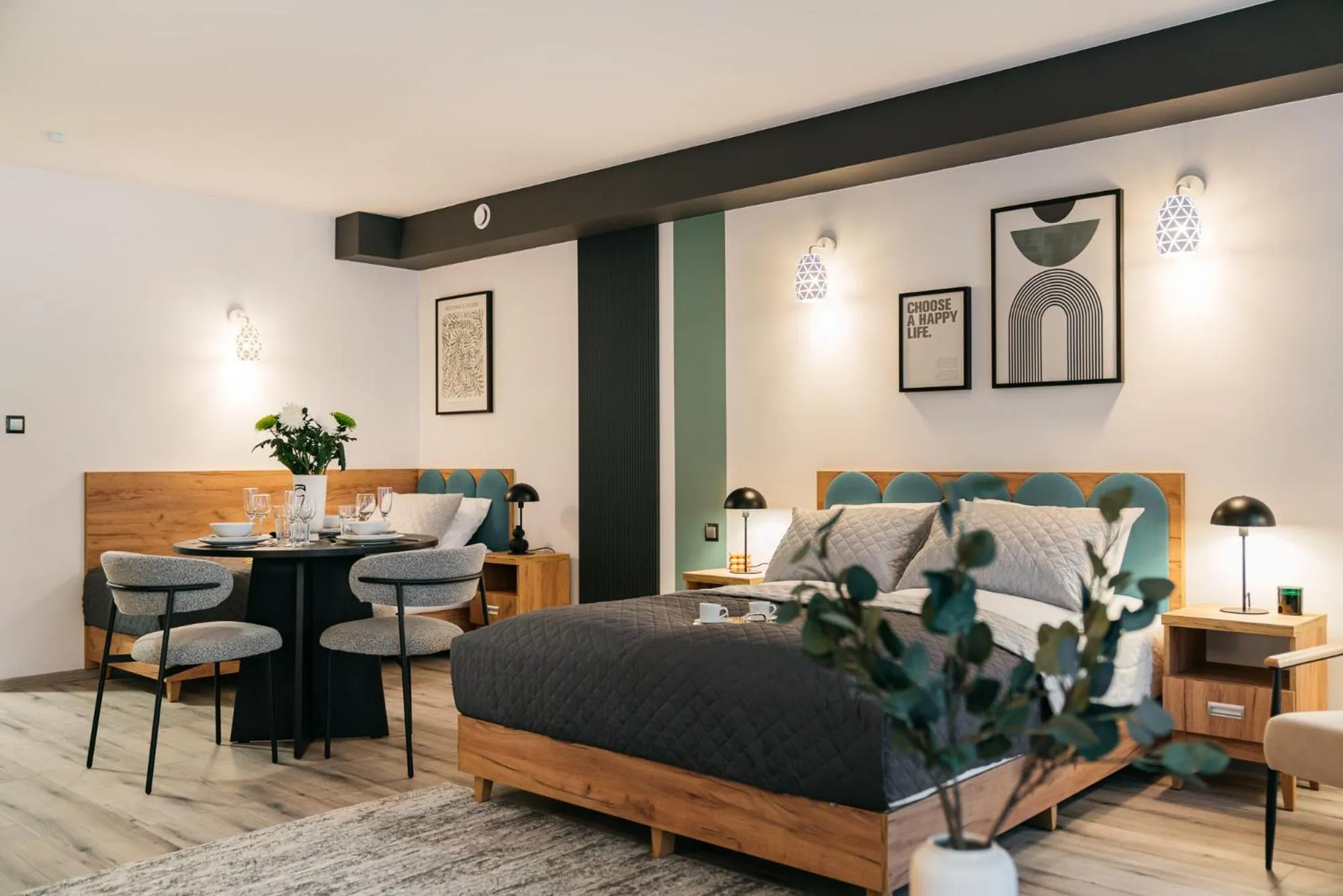 Bed in ORSO Rooms & Apartments - LoftAffair Collection