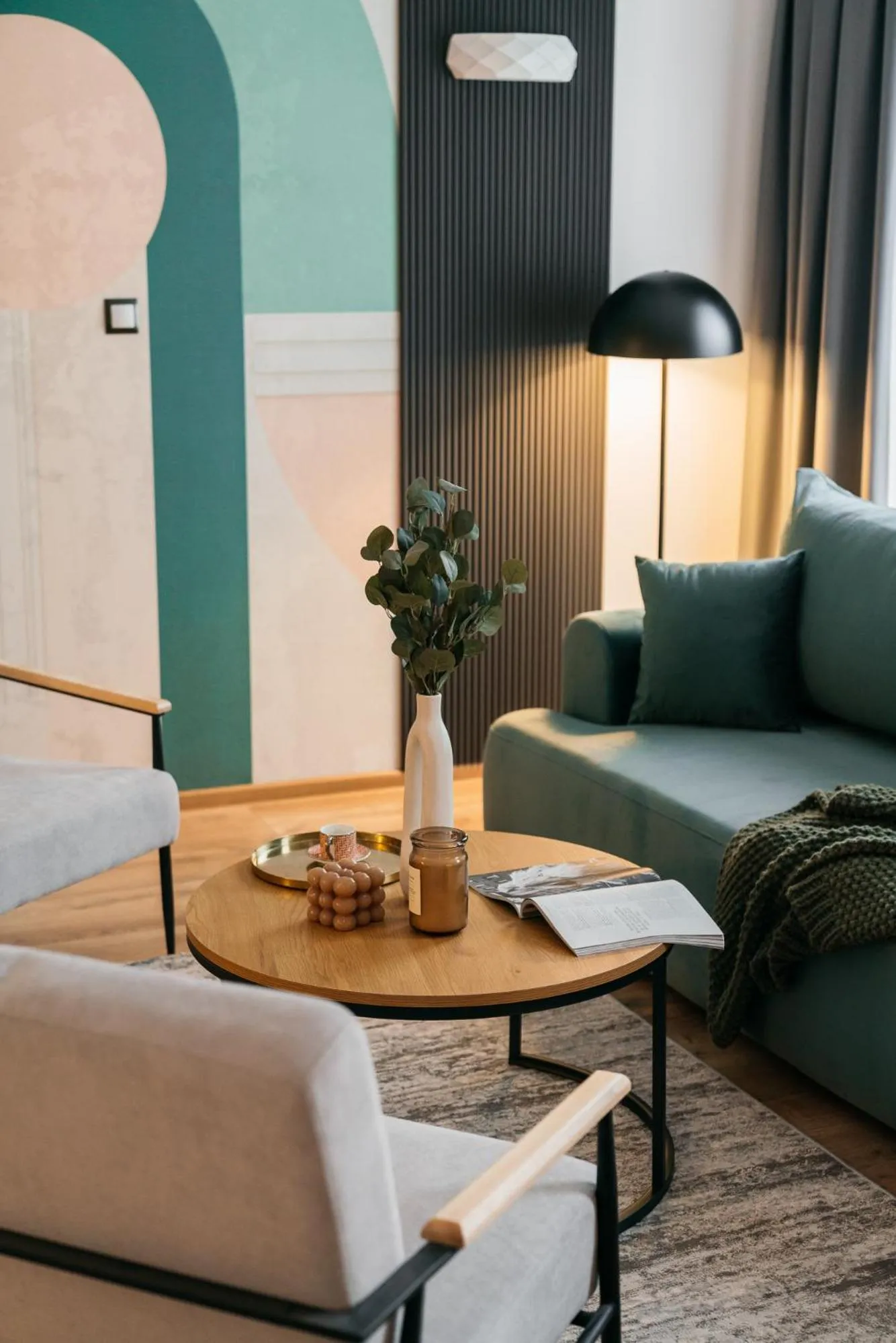 Seating area in ORSO Rooms & Apartments - LoftAffair Collection