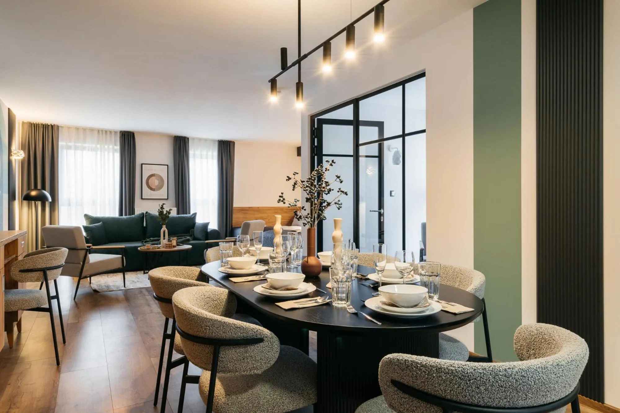 Seating area in ORSO Rooms & Apartments - LoftAffair Collection