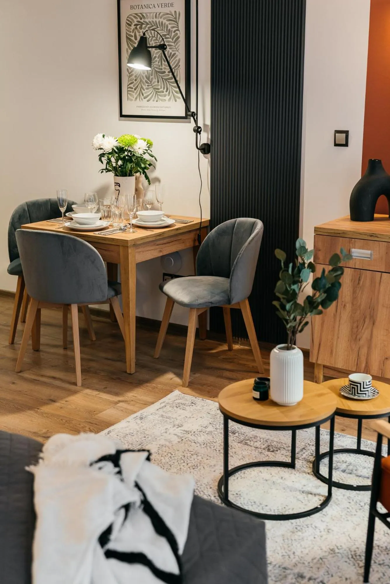 Dining area in ORSO Rooms & Apartments - LoftAffair Collection