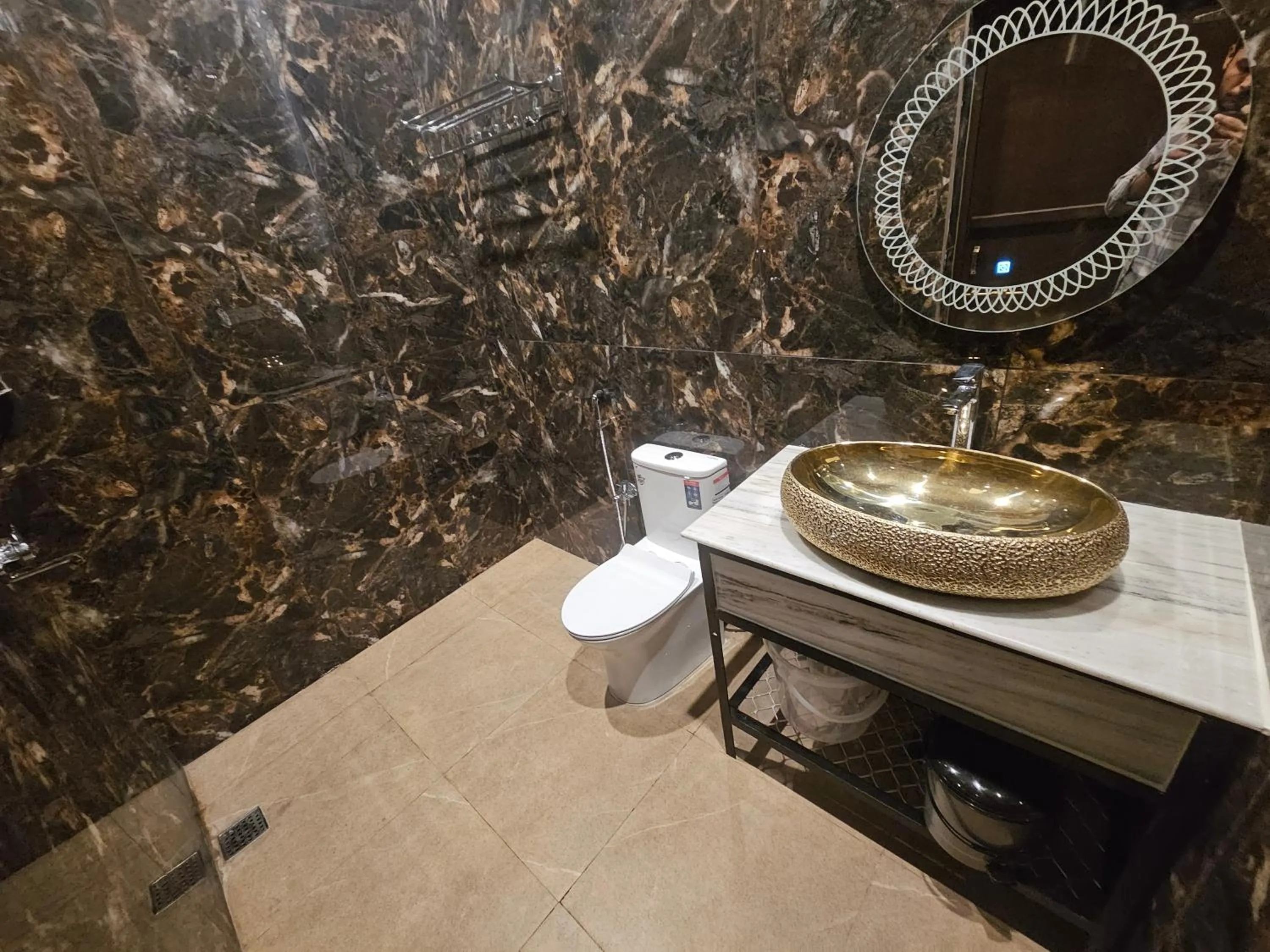 Toilet in Hotel Royal Haveli