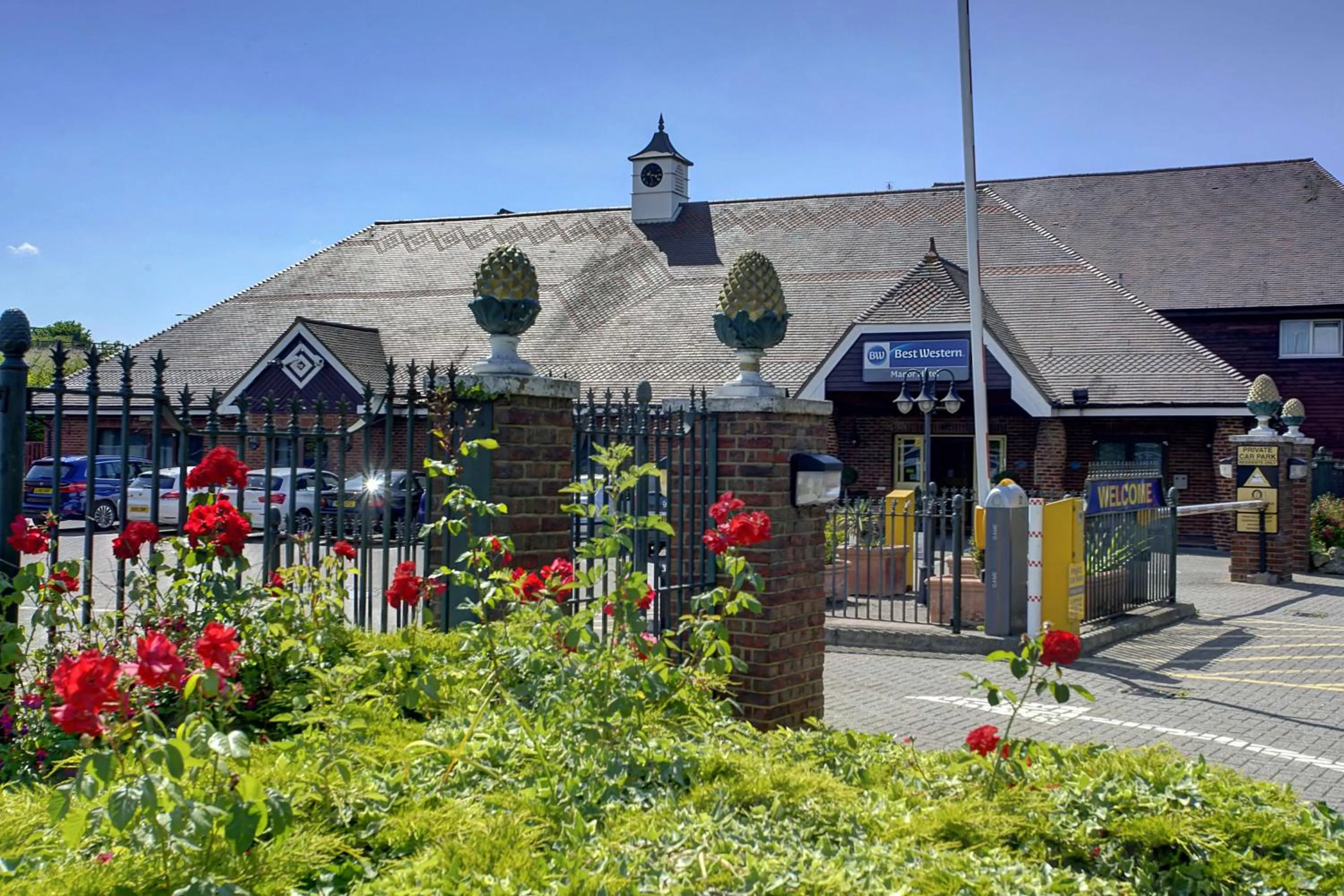 Property building in Best Western Manor Hotel