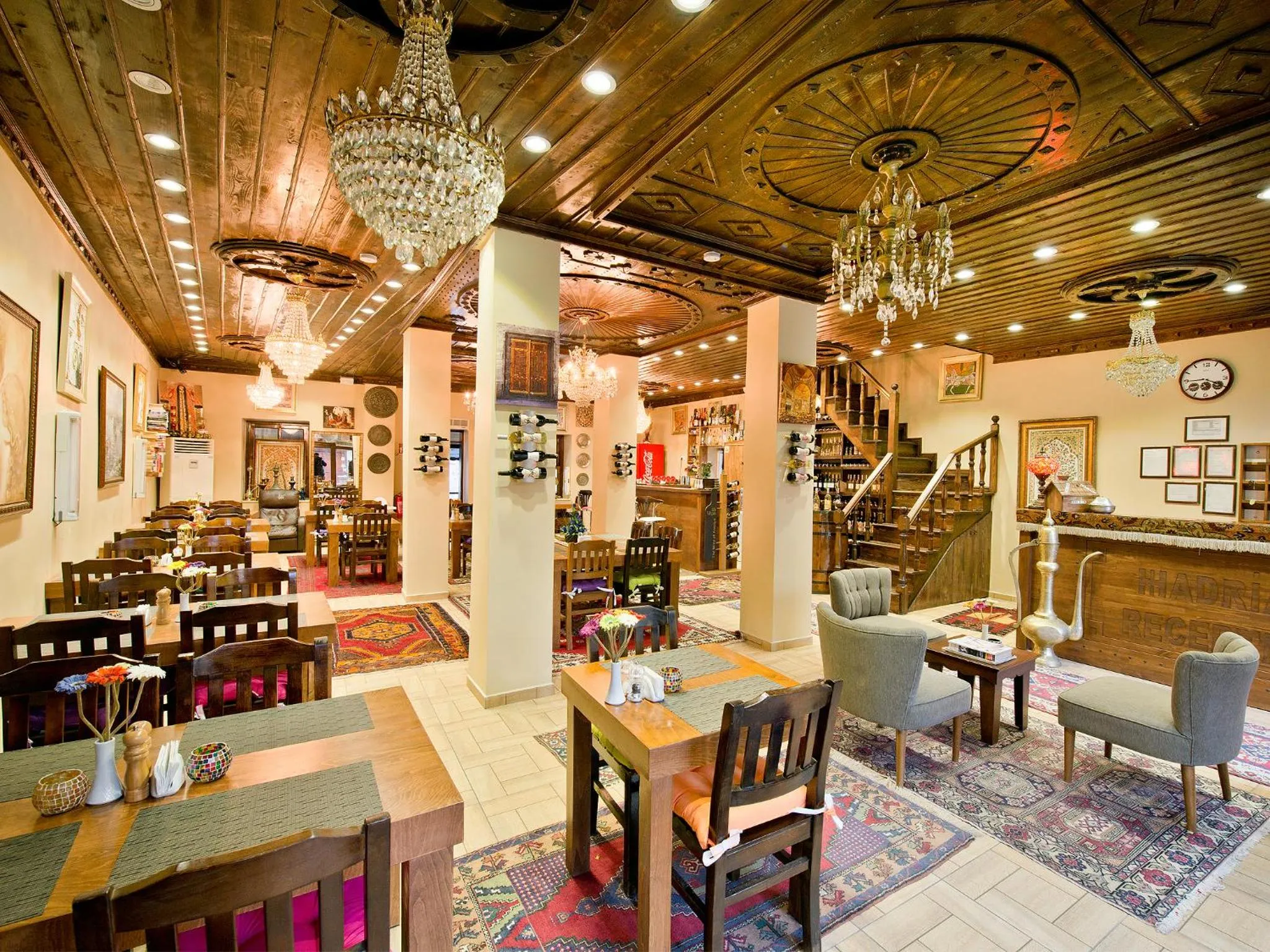 Communal lounge/ TV room in Hadrian Gate Hotel