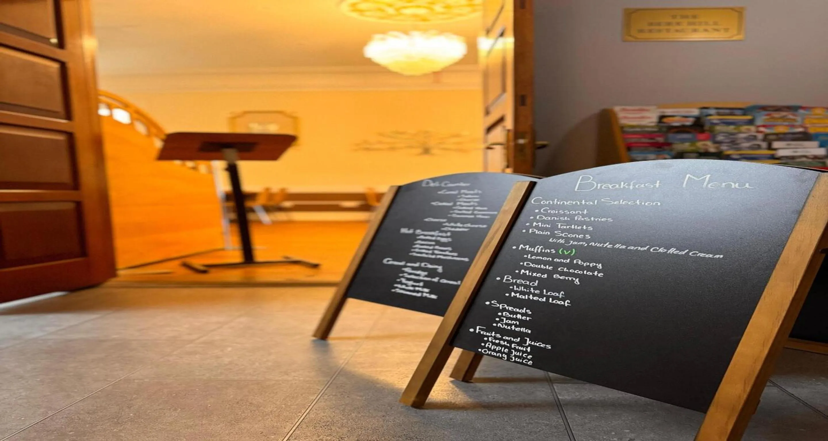 Restaurant/places to eat in Best Western Andover