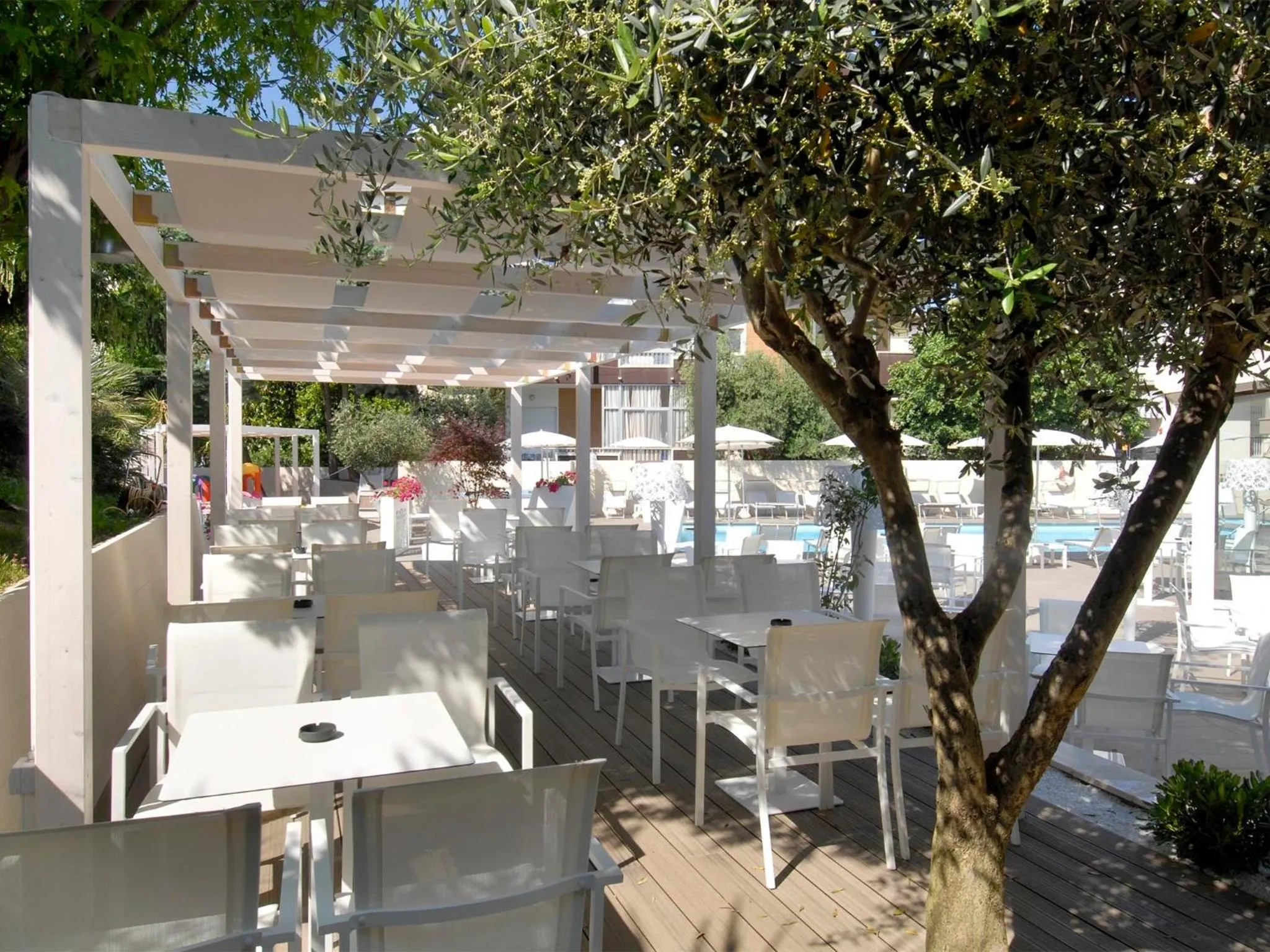 Patio in Hotel Pacific