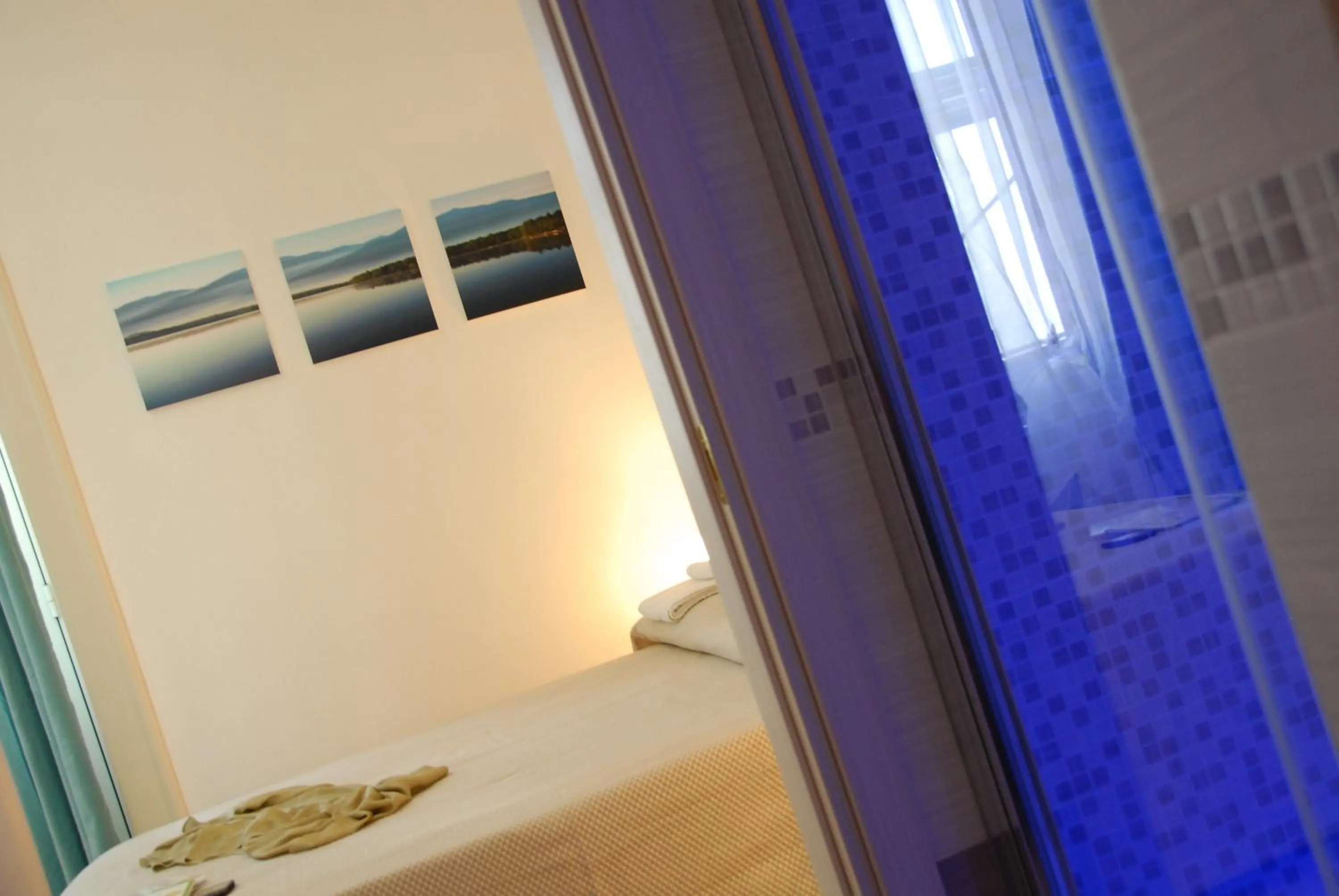 Decorative detail, Bed in Messina41 Hotel