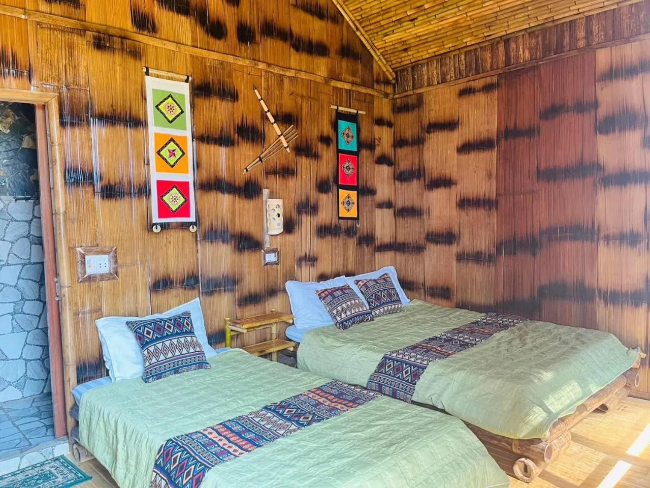 Bed in Mai Chau La Vida Homestay