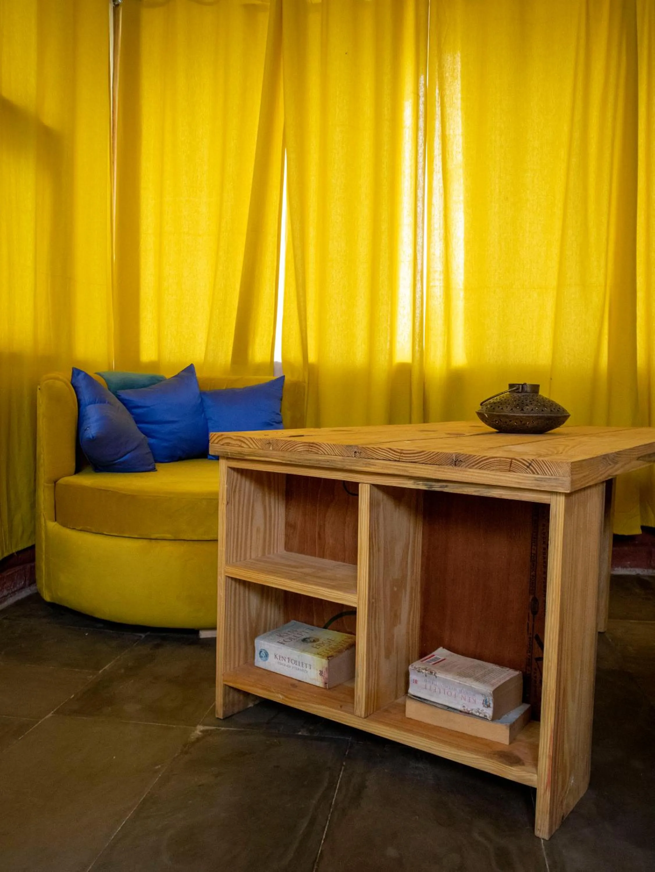 Seating area in Aranya by Stories