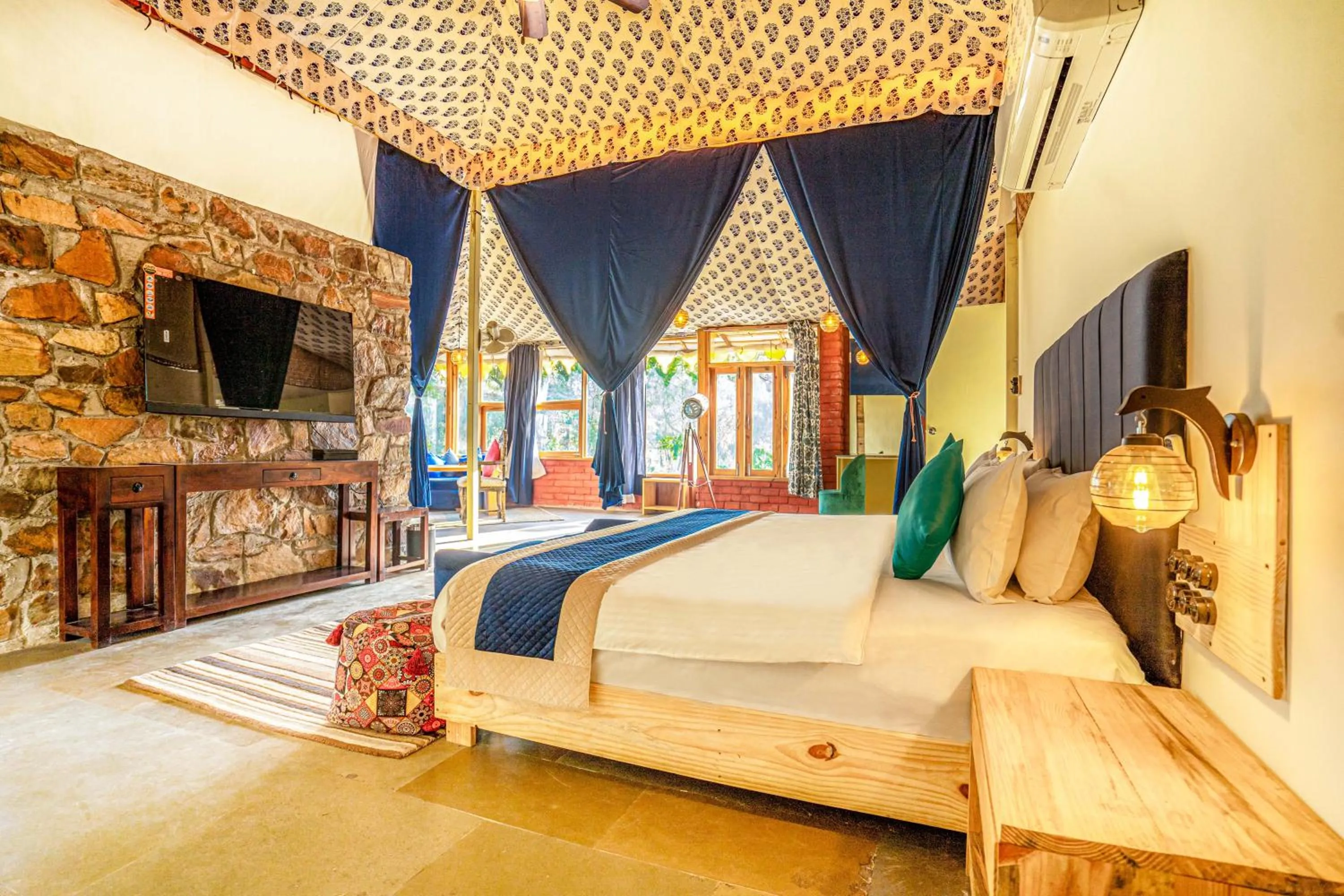 Bed in Aranya by Stories