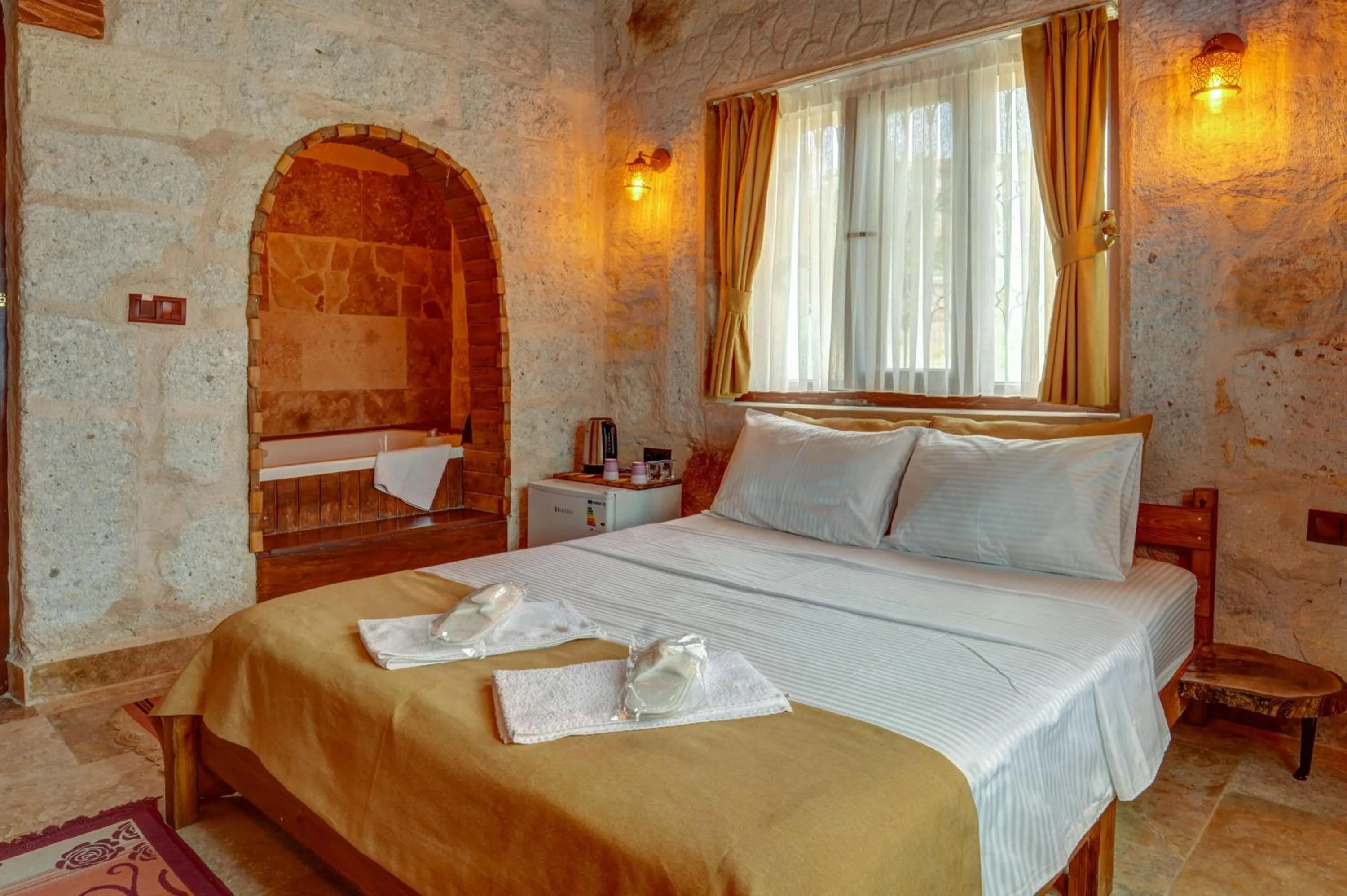 Bed in Ceran Stone House