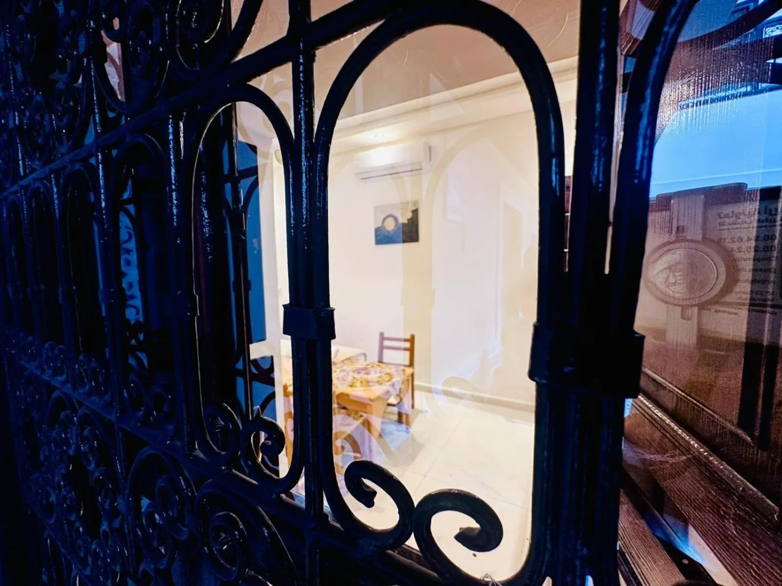 Living room in Riad hotel Cecil