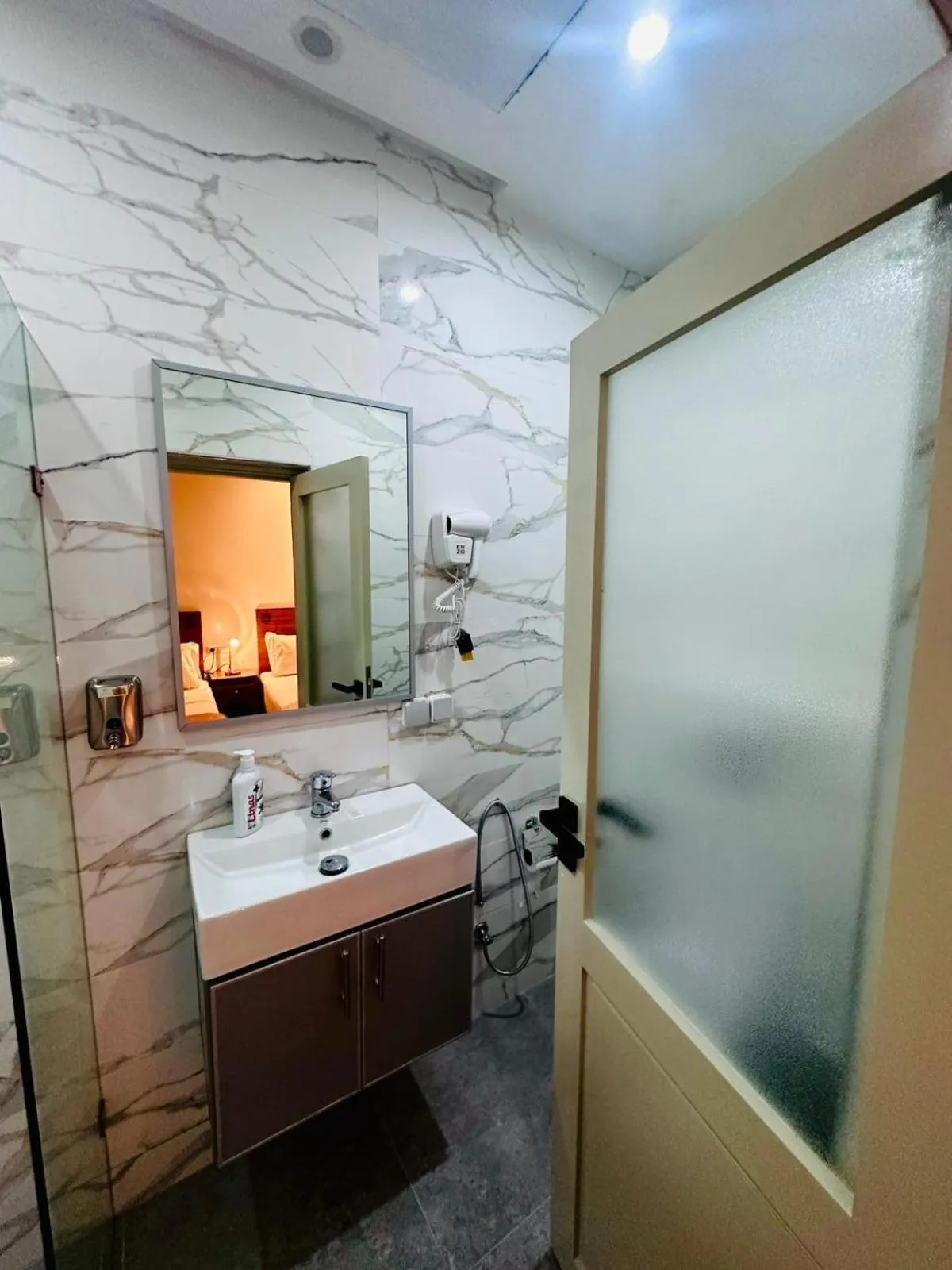 Shower in Riad hotel Cecil