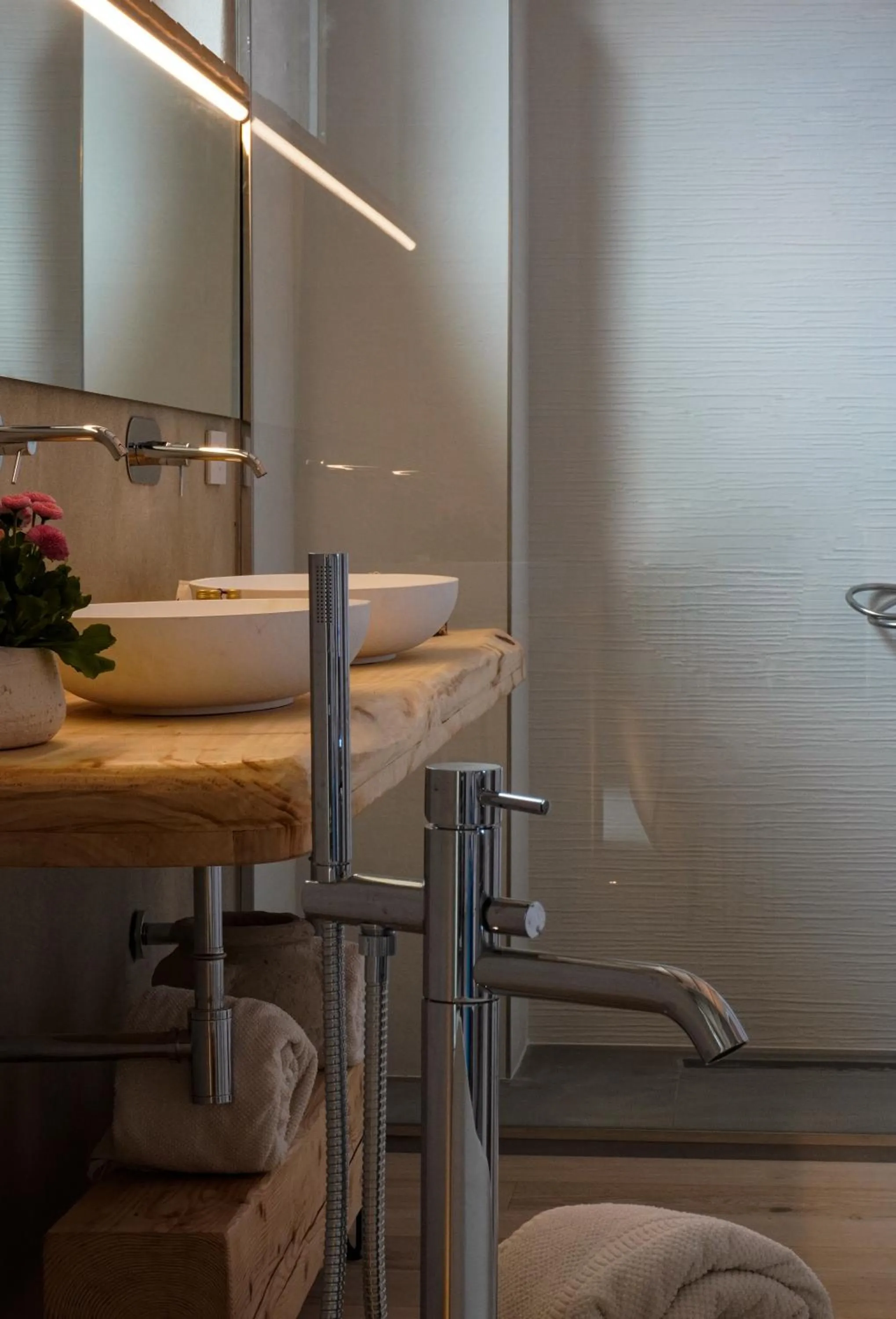 Bathroom in Tenuta d'Arbia, Siena