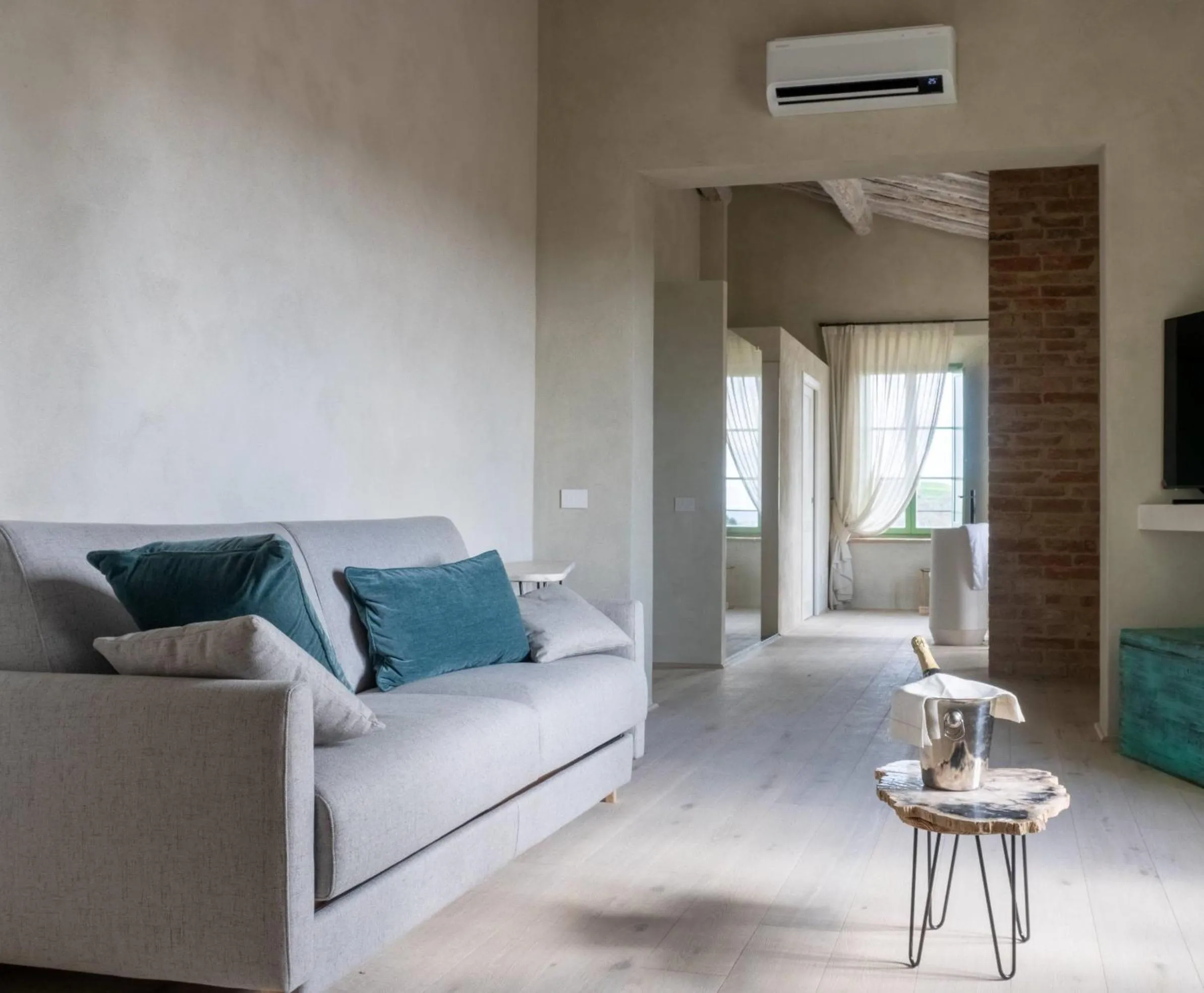 Bathroom in Tenuta d'Arbia, Siena