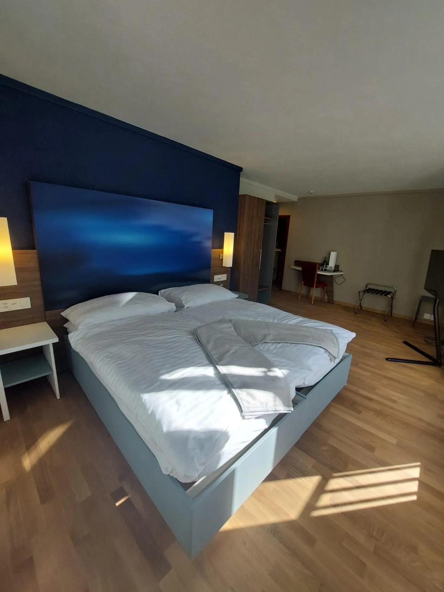 Bed in Hotel Post Glarnerhof