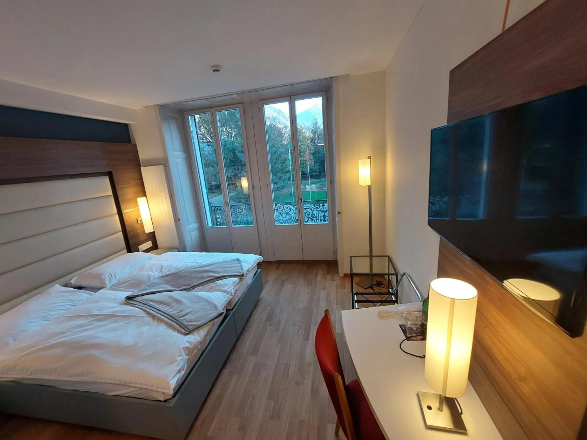 Bed in Hotel Post Glarnerhof