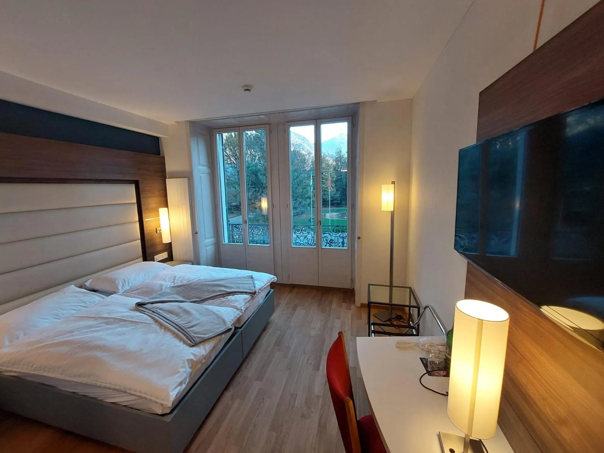 Bed in Hotel Post Glarnerhof