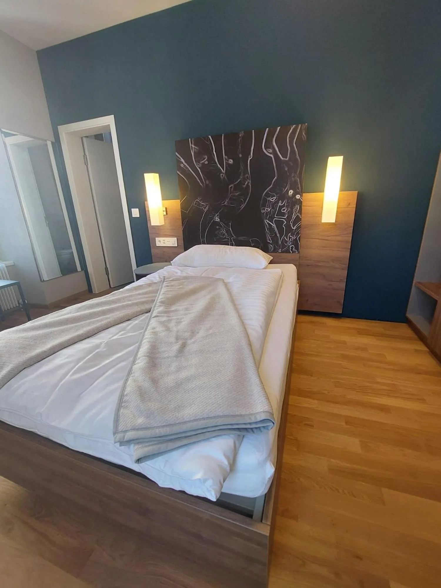 Bed in Hotel Post Glarnerhof