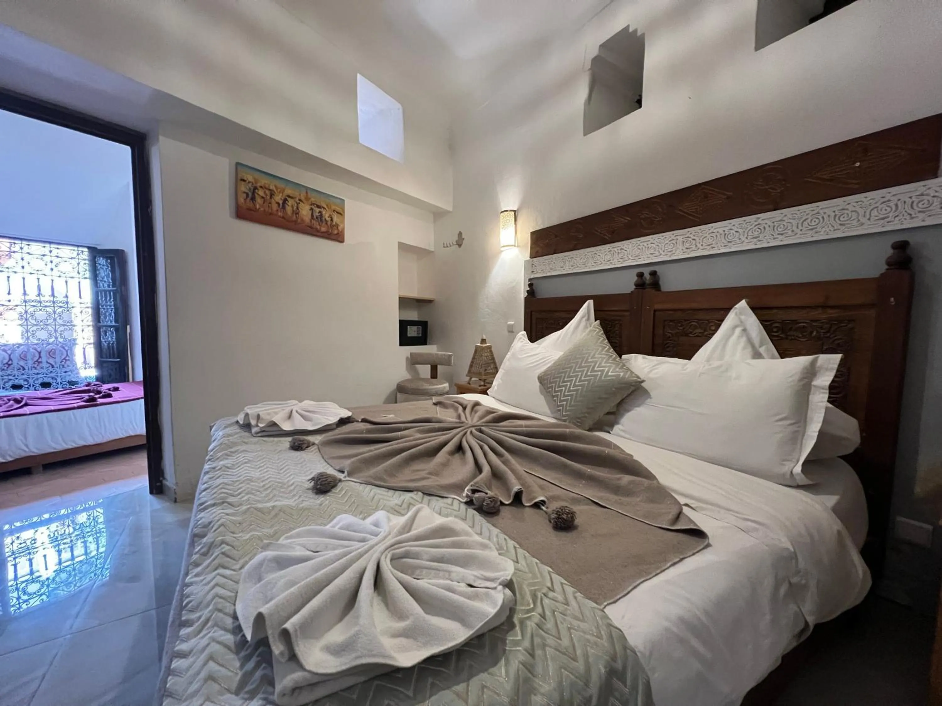 Bedroom, Bed in Riad Jnan El Cadi
