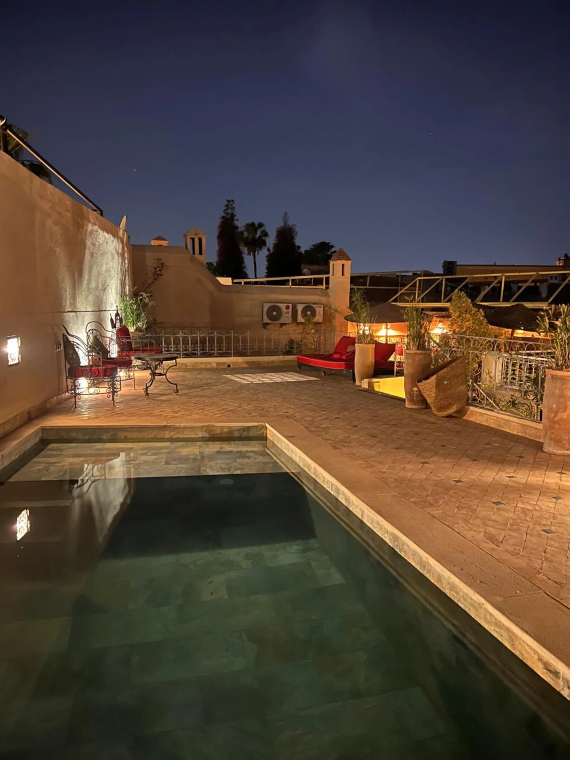 Swimming pool in Riad Jnan El Cadi