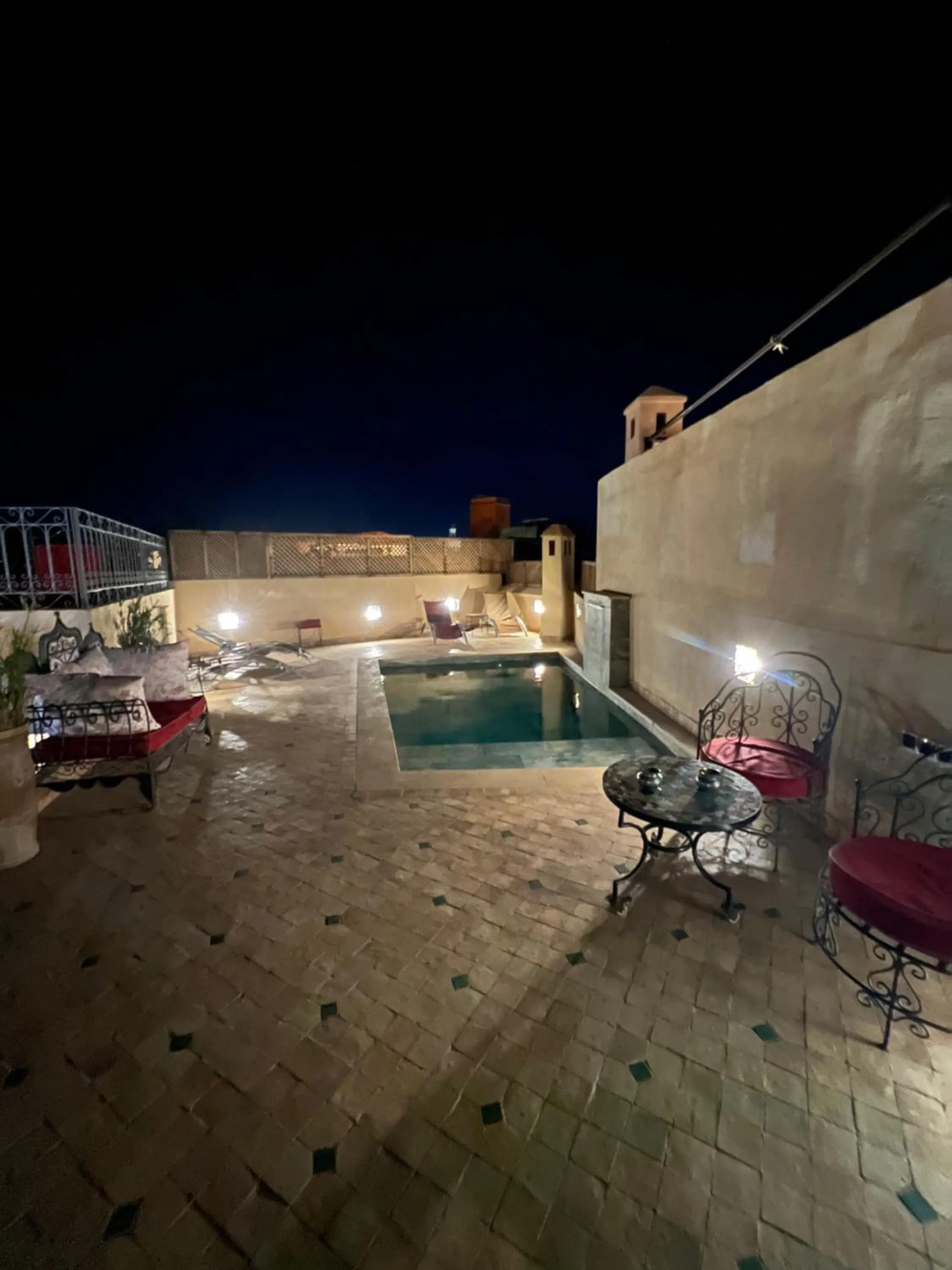 Swimming pool in Riad Jnan El Cadi