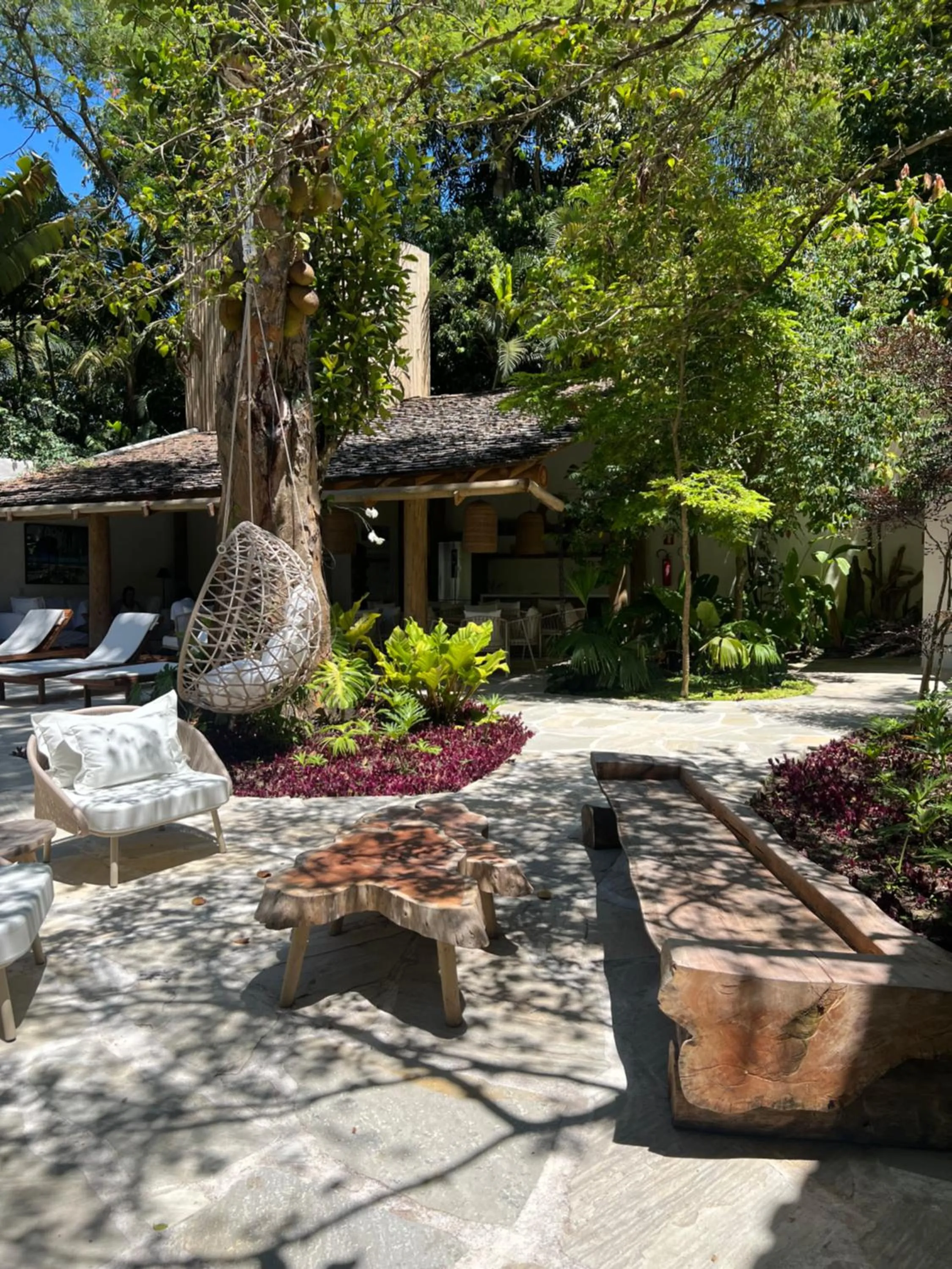 Patio in Hotel Vila São João