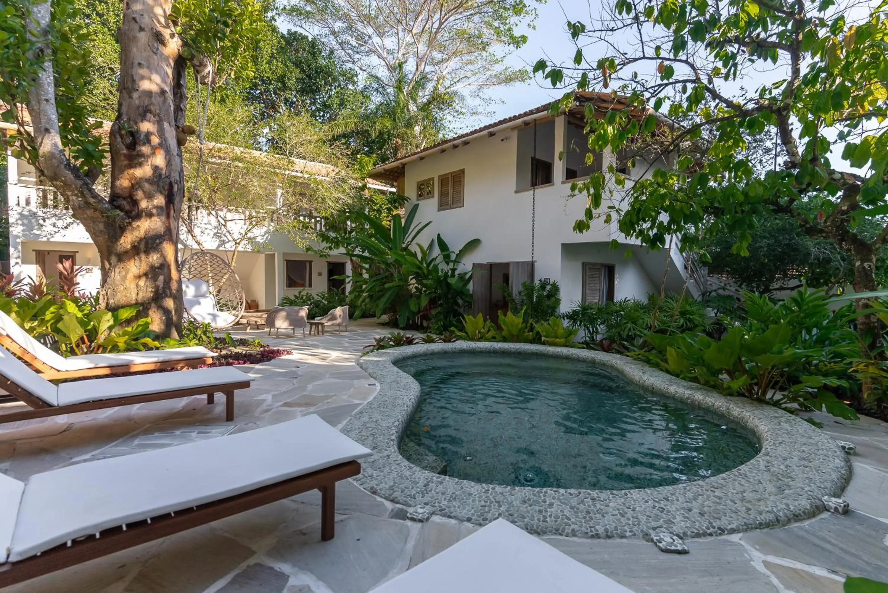 Swimming pool in Hotel Vila São João