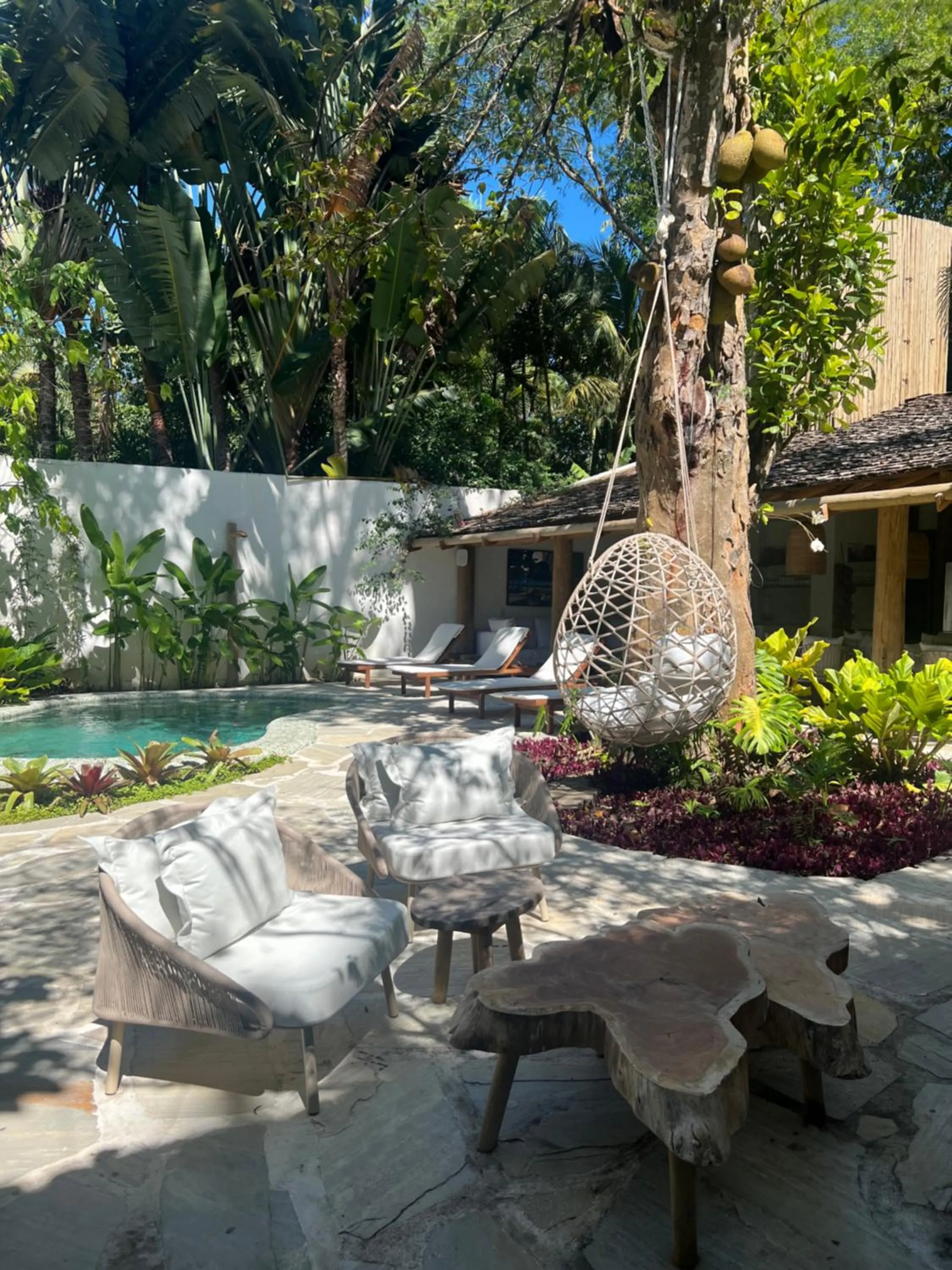 Patio in Hotel Vila São João