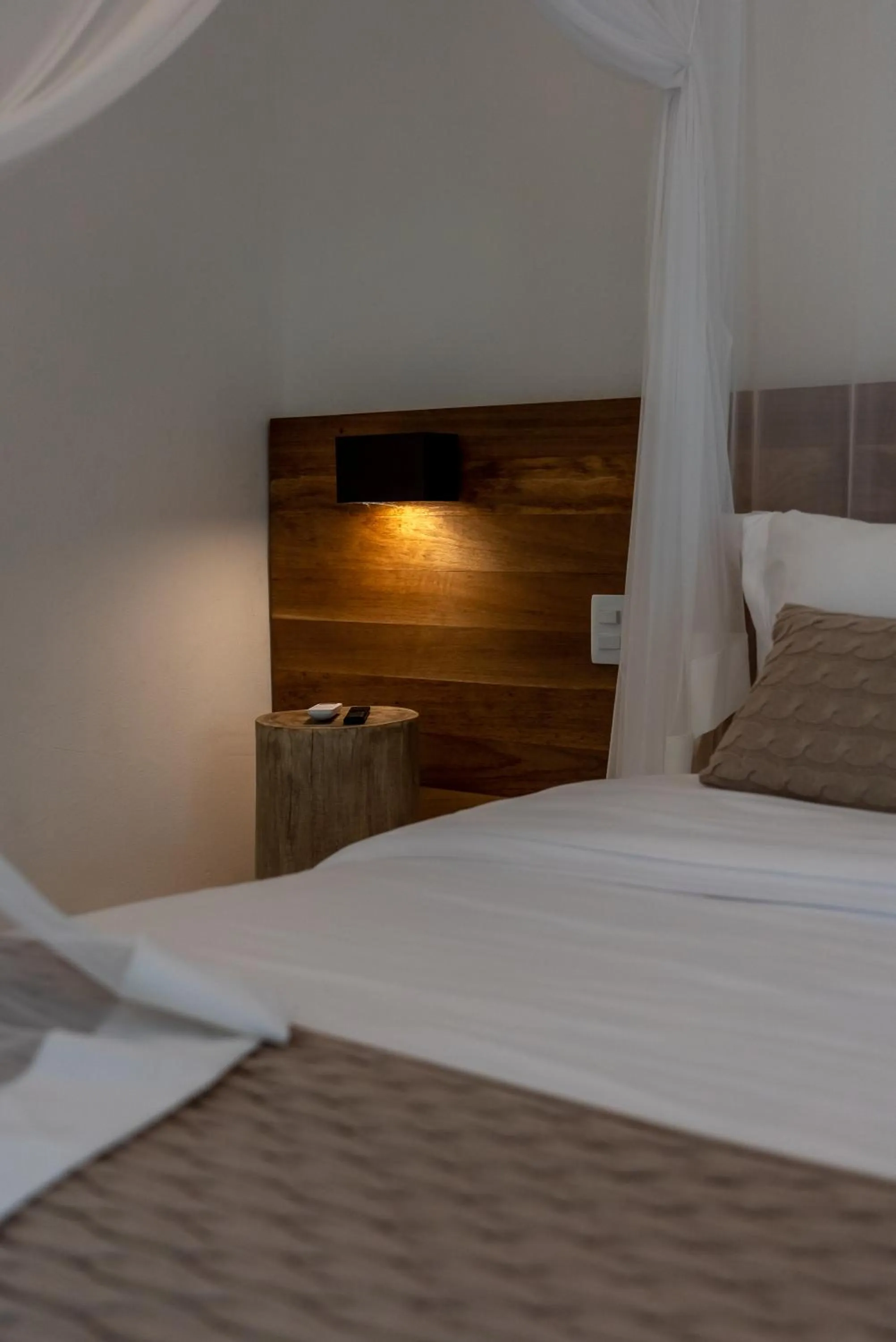 Bed in Hotel Vila São João