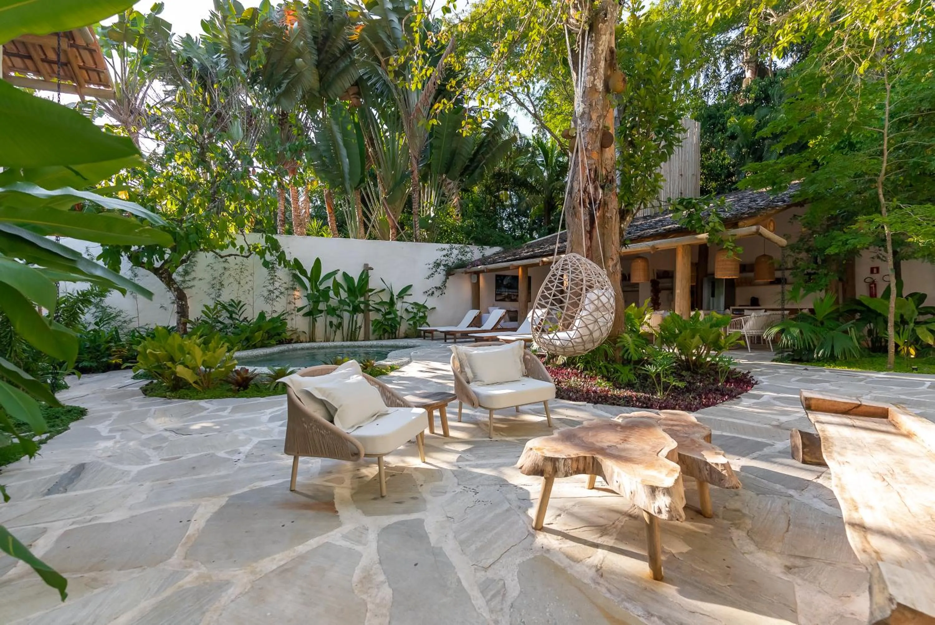 Patio in Hotel Vila São João