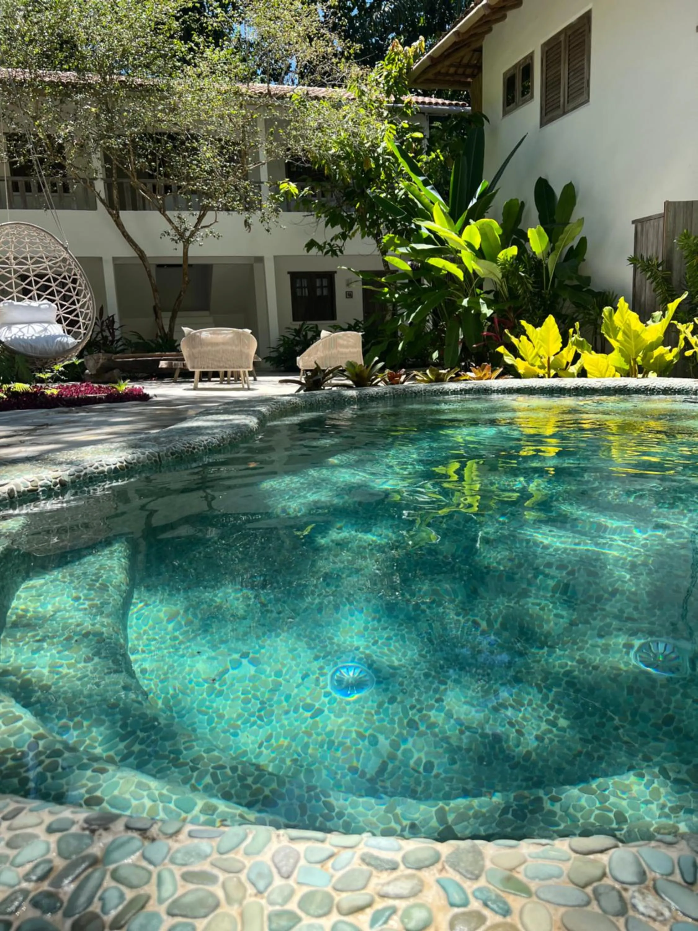 Patio in Hotel Vila São João