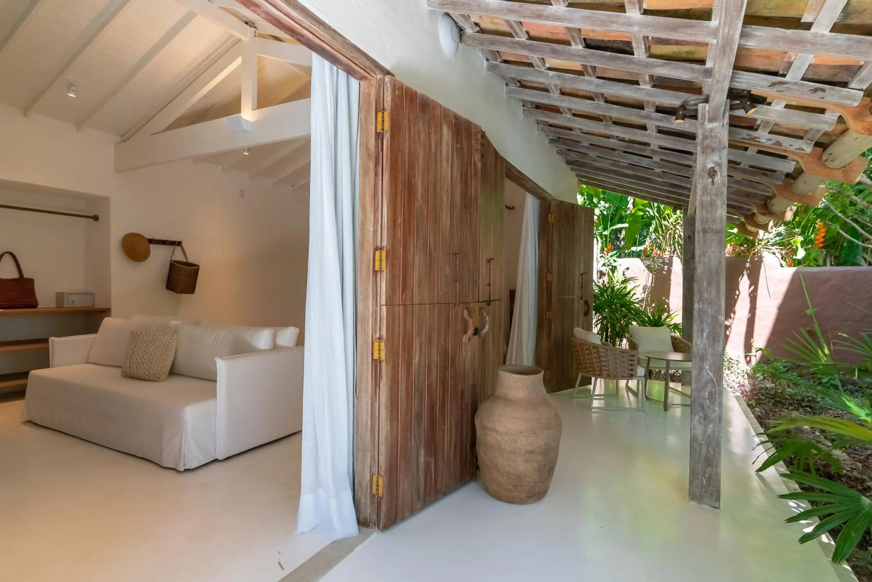 Patio in Hotel Vila São João