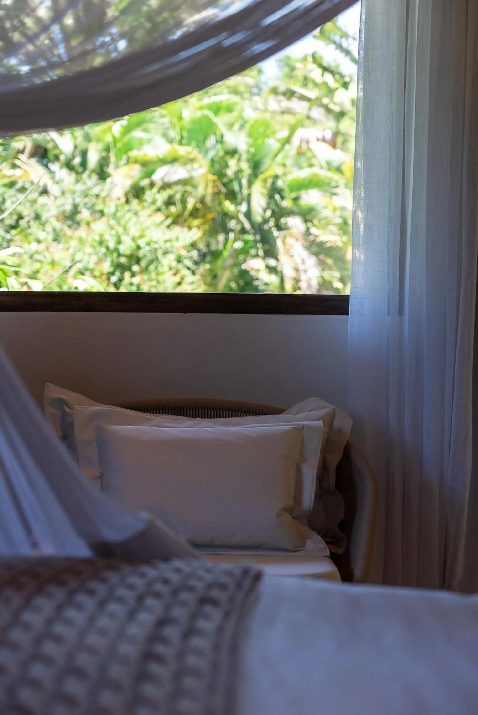 Bed in Hotel Vila São João